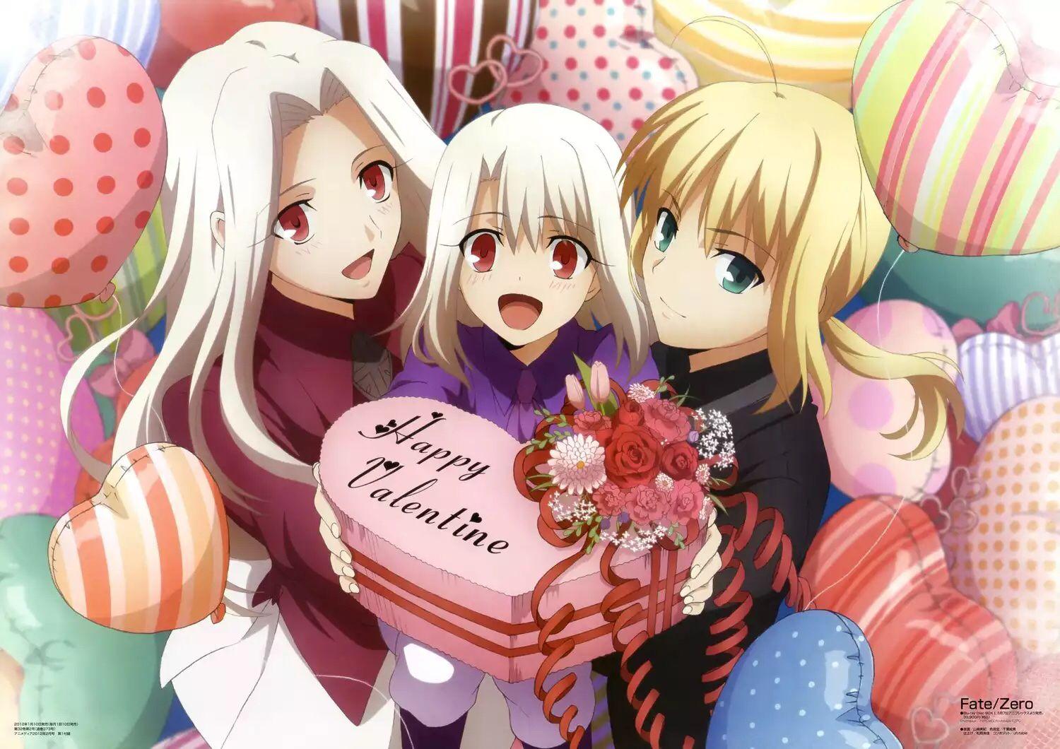 Anime Valentines Day style! #anime #valentinesday. Fate zero