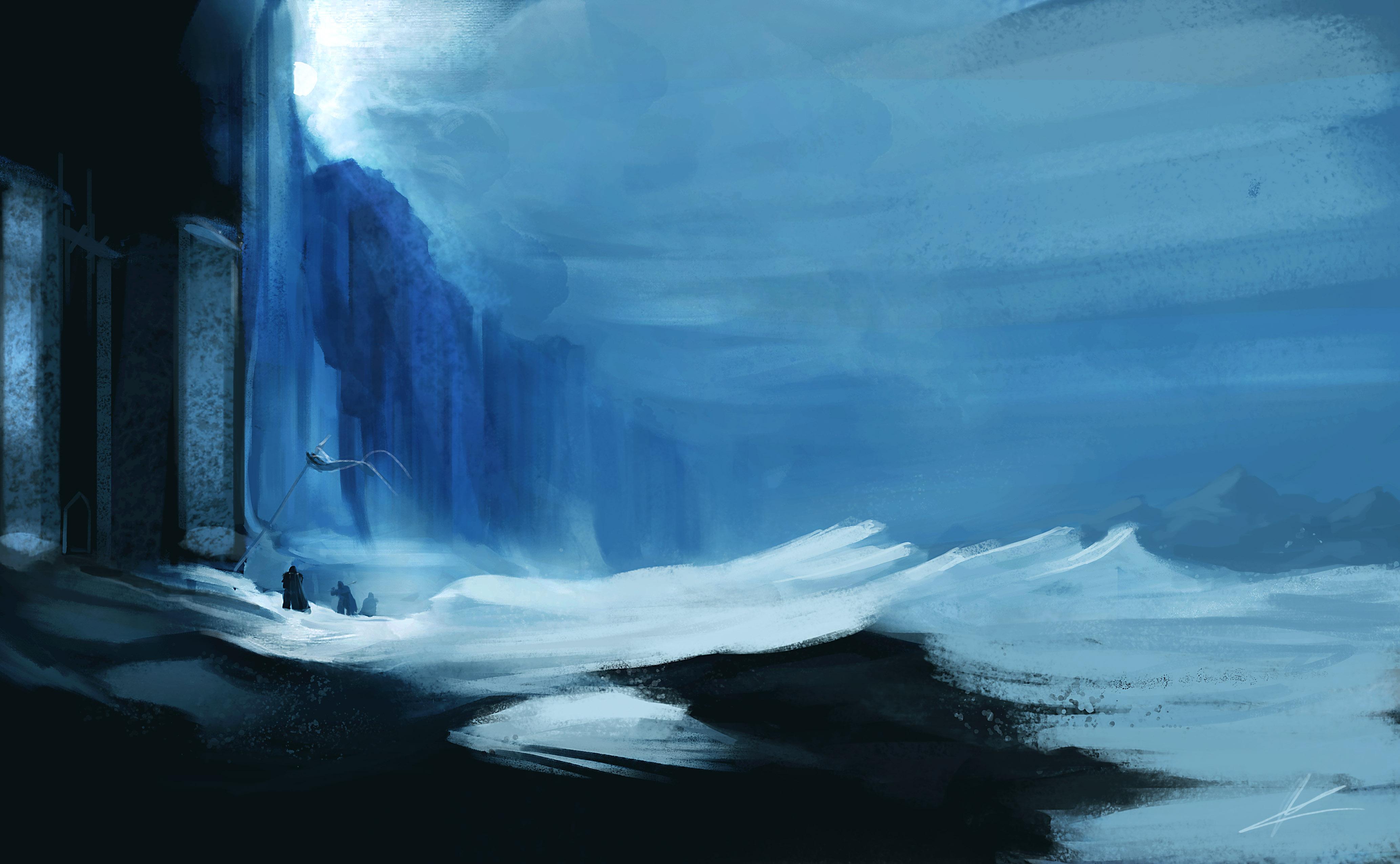 At The Night's Watch Of Ice And Fire Background