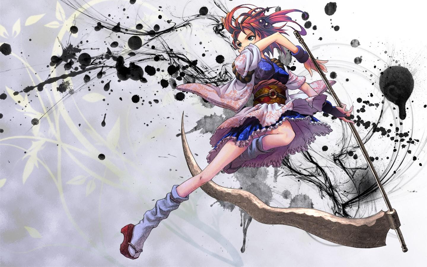 Anime, Anime Girl, Weapon wallpaper