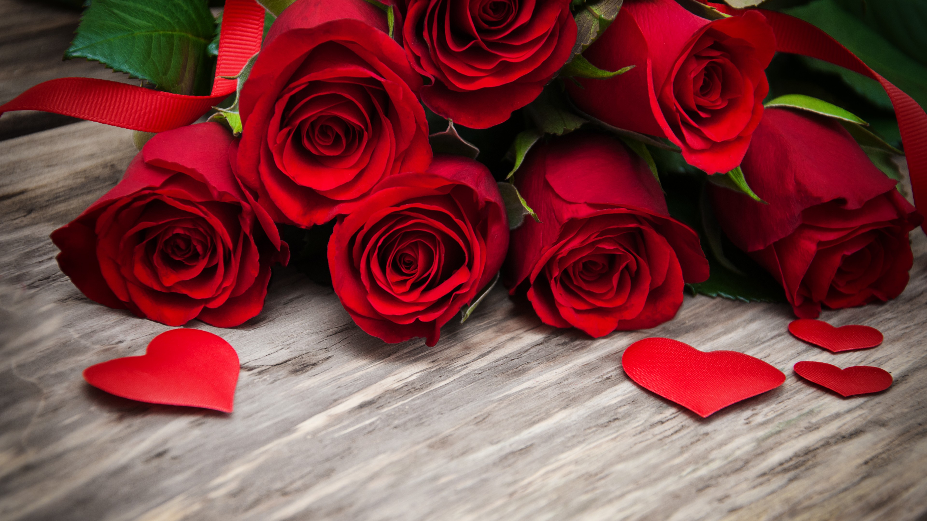 Wallpaper Valentine's Day, February flowers, roses, 4k, Holidays