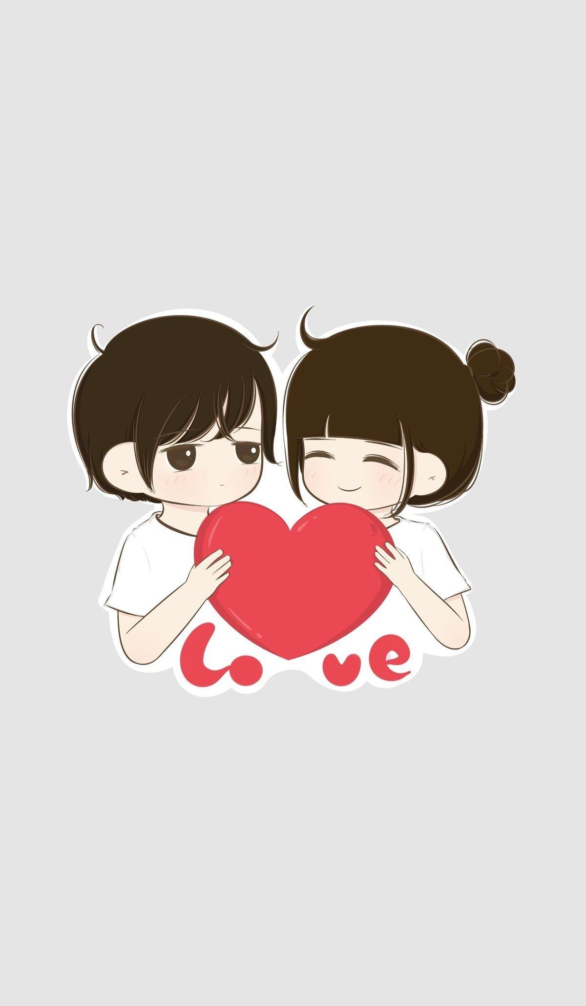 Anime Couple Hearts Wallpapers  Wallpaper Cave