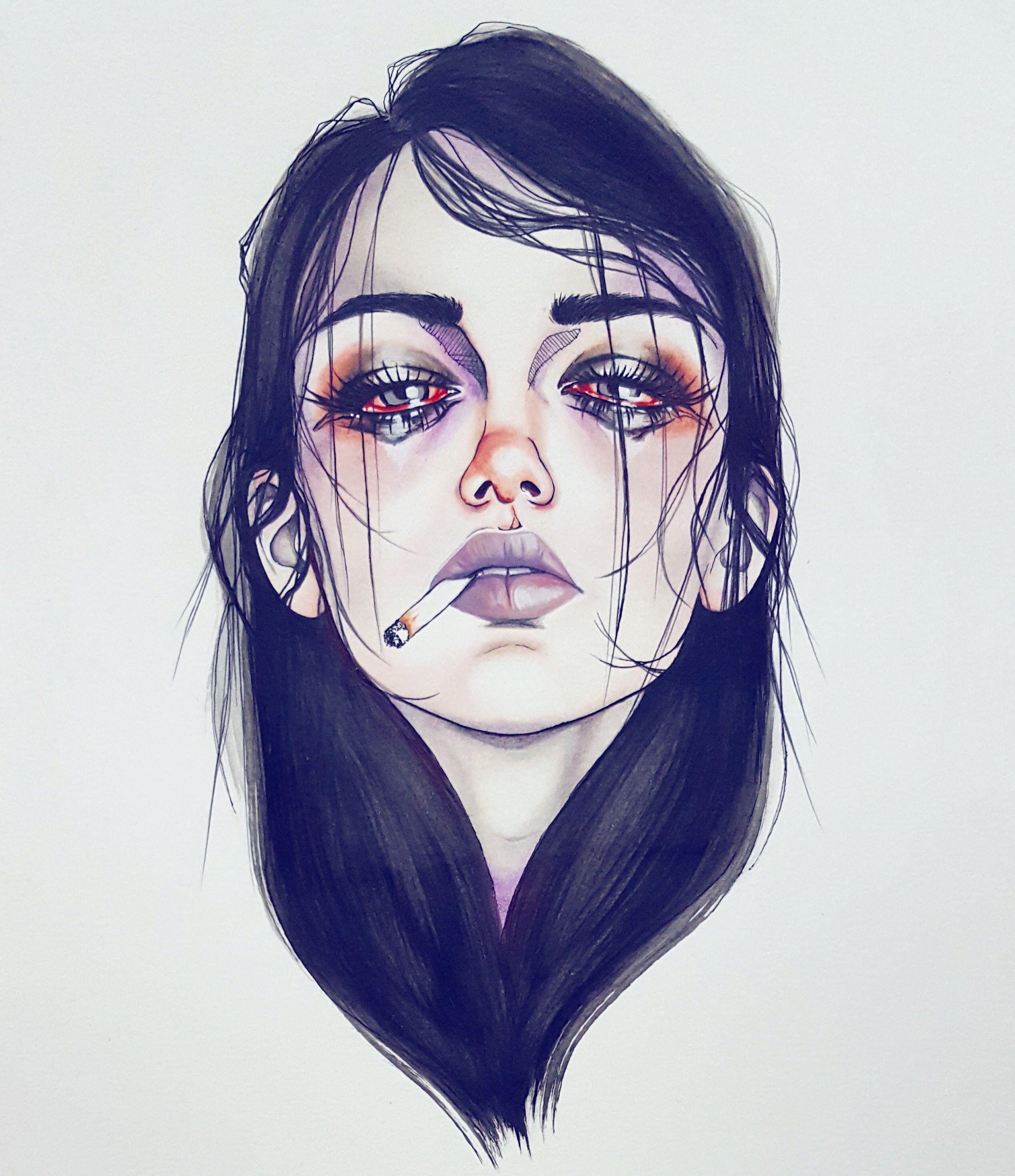 Sad Girl Tumblr Draw Wallpapers - Wallpaper Cave