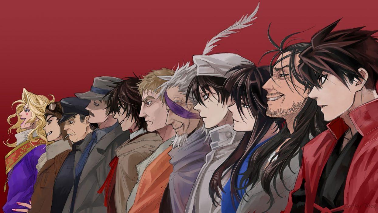 Drifters Anime Characters group wallpaperx1080