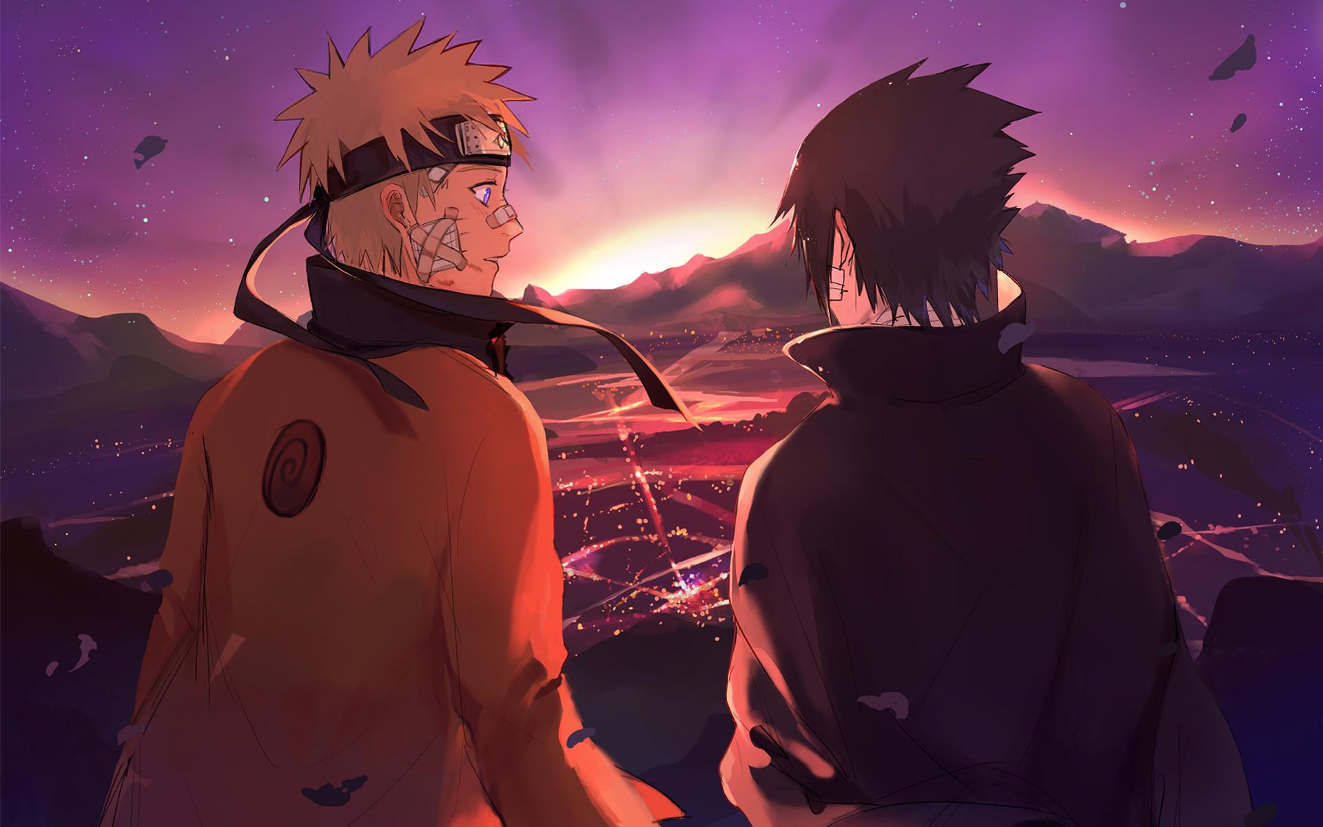 Naruto and Sasuke Wallpaper