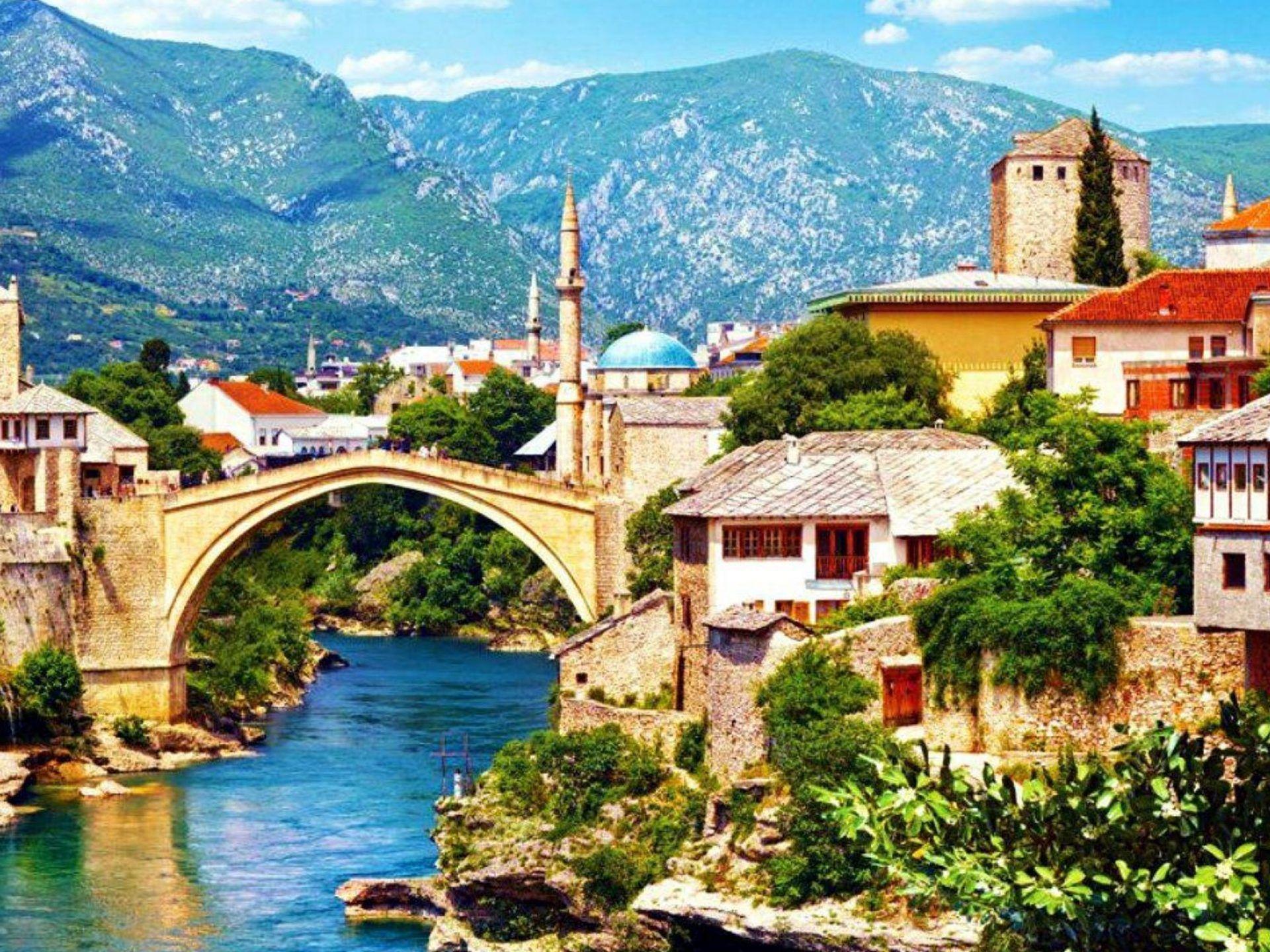 Mostar Bridge Wallpaper Free Mostar Bridge Background