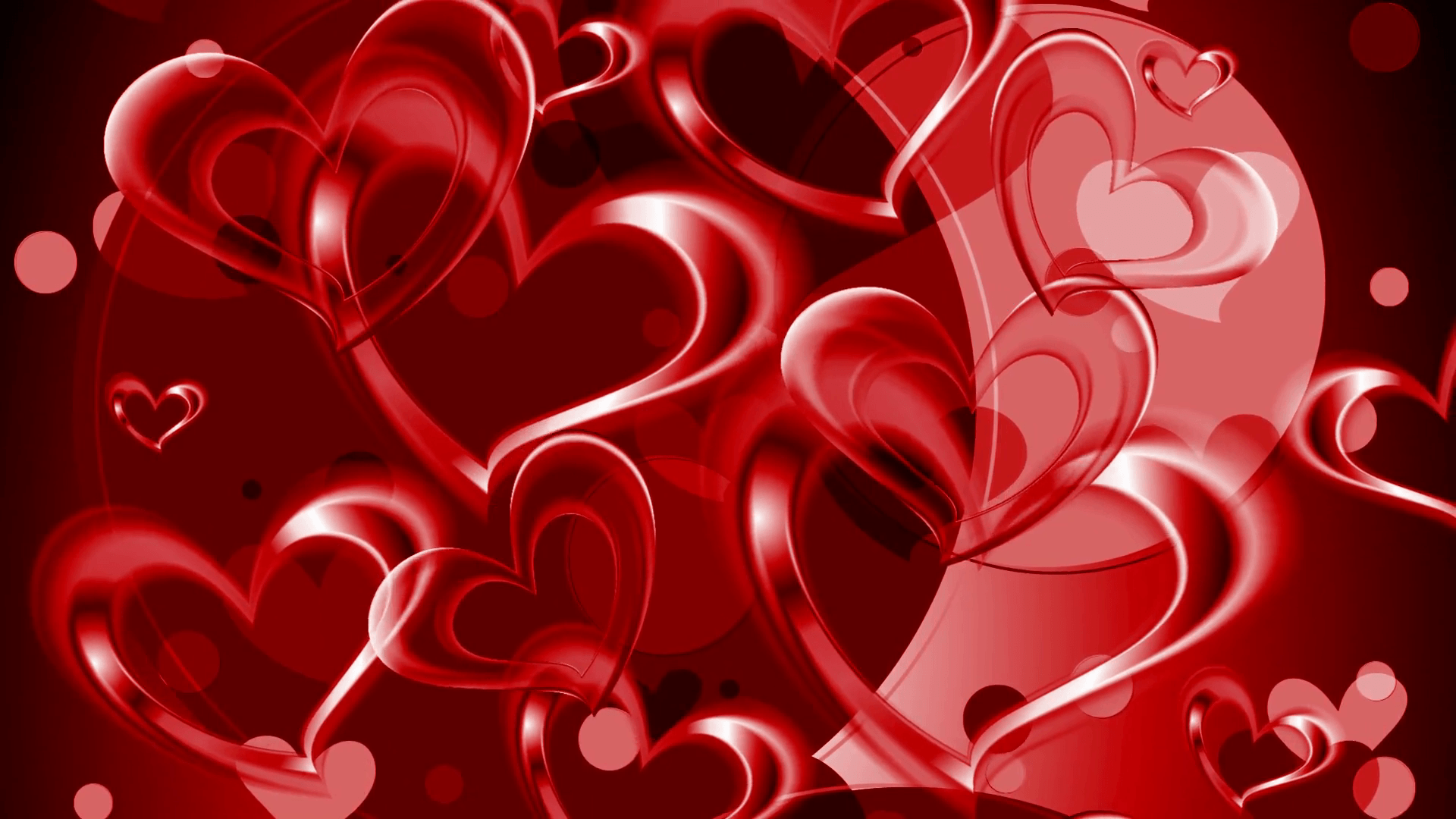 Valentine Day Graphic Design With Red Hearts Valentines