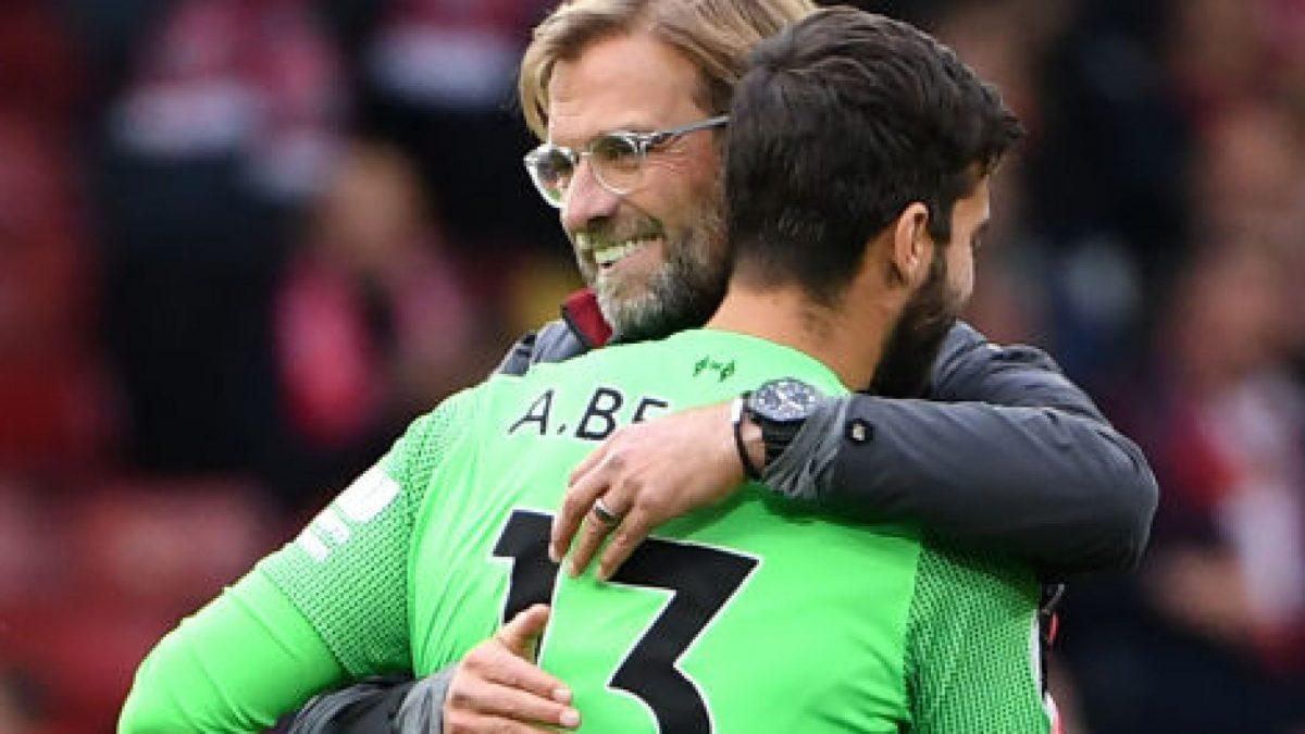 Jurgen Klopp signs interesting song to praise Alisson Becker