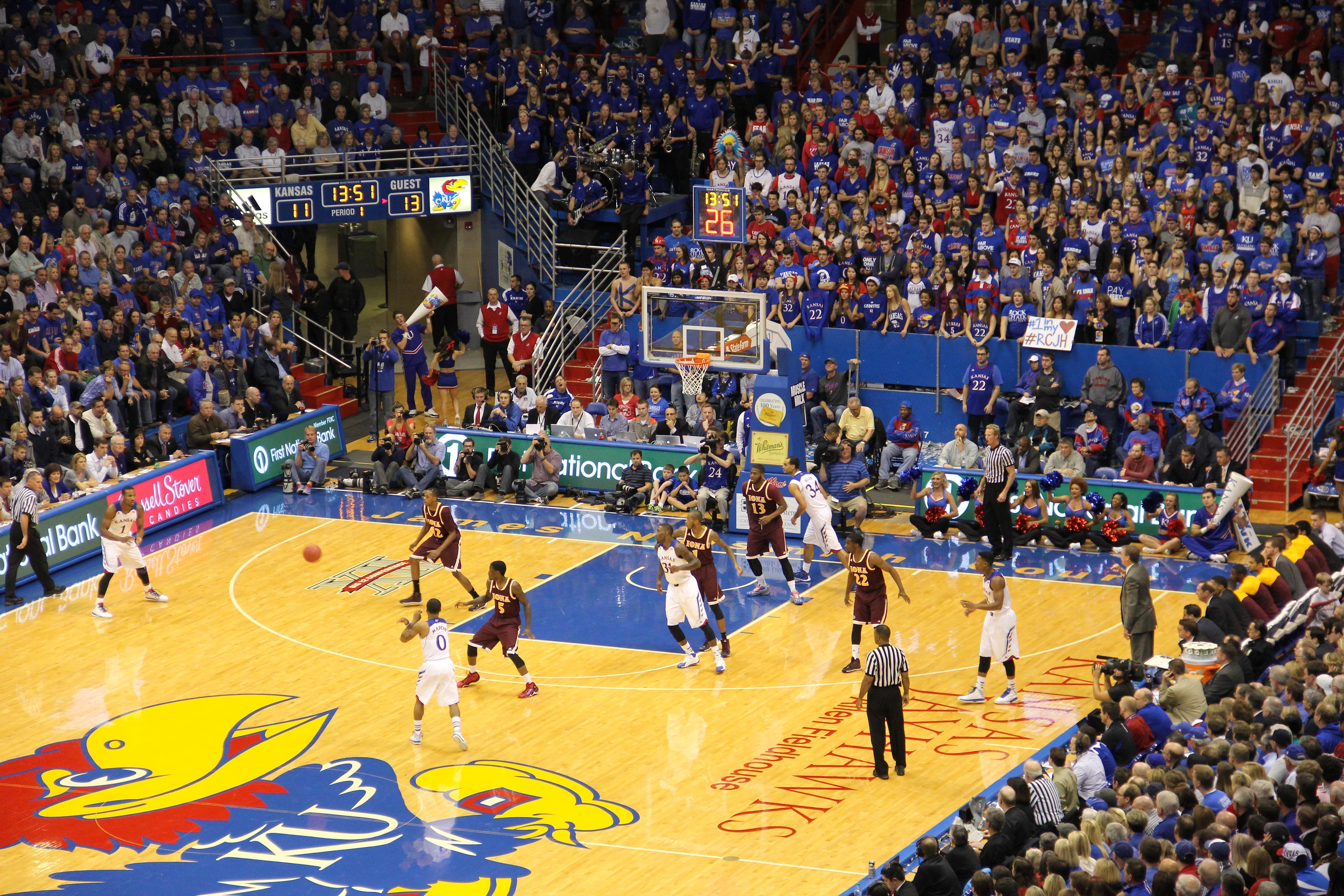 Ku Basketball Desktop Wallpapers Wallpaper Cave
