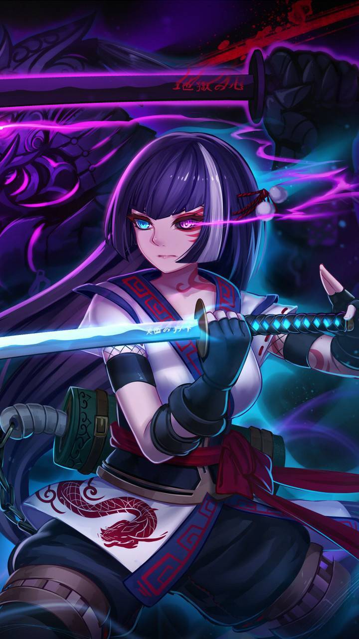 Anime ninja girl wallpaper
