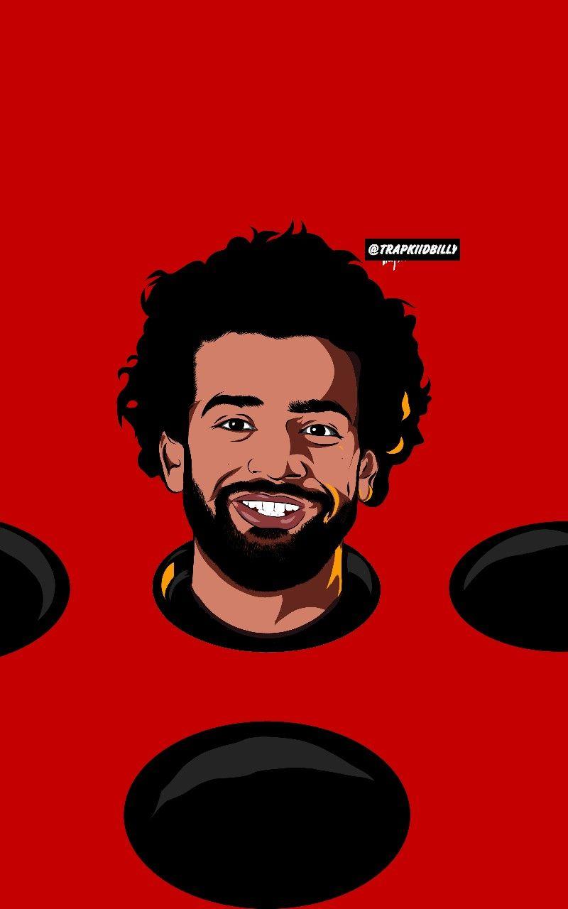 Mohamed salah cartoon wallpaper #Liverpool #trapkiidbilly premier league. Trap art, Cartoon wallpaper, Mohamed salah