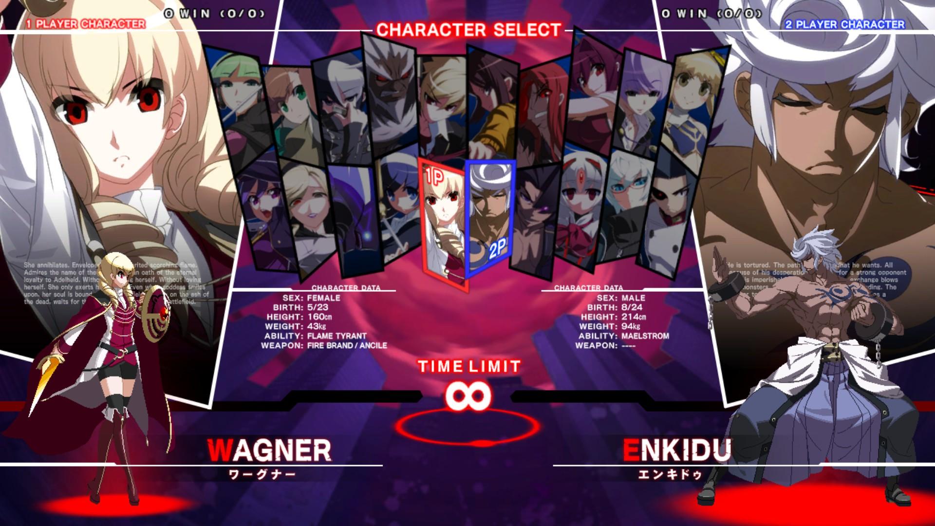UNDER NIGHT IN BIRTH Exe:Late[st] On Steam
