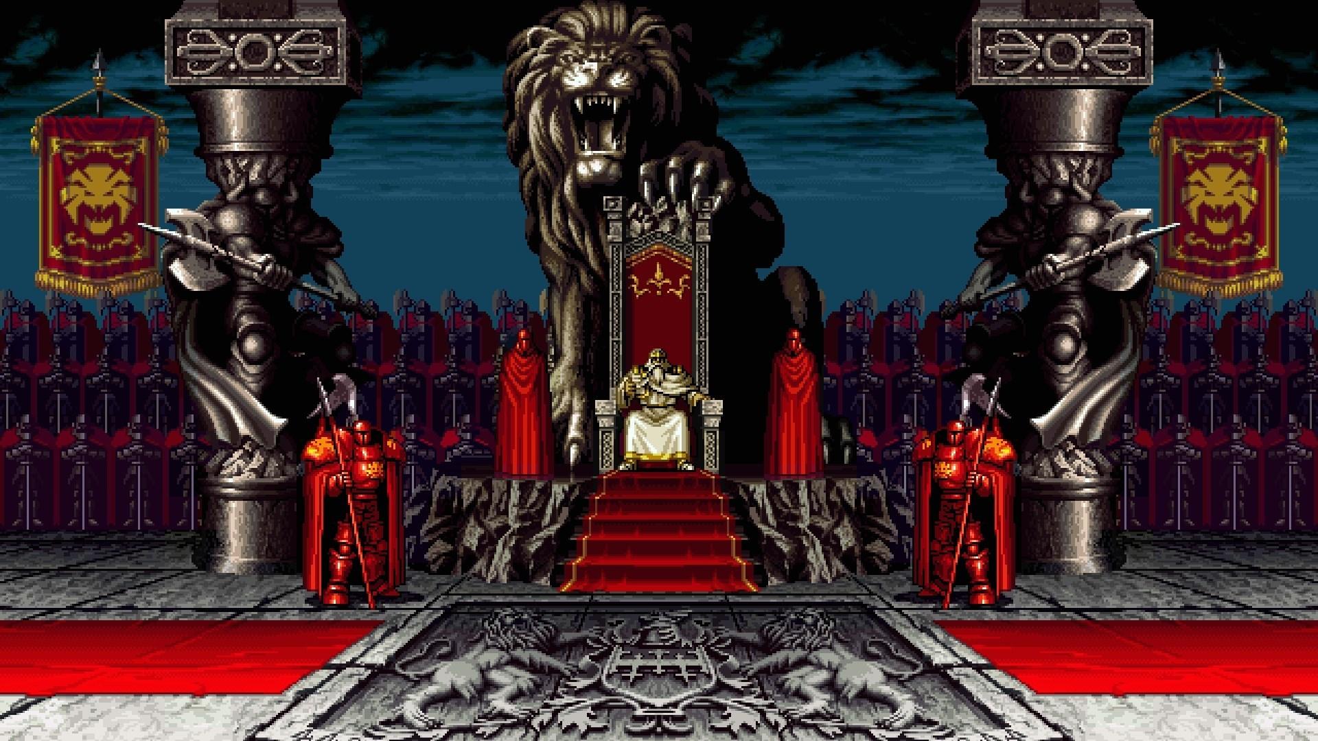 knight, Video games, Pixel art, Pixels, Digital art, Throne, Lion