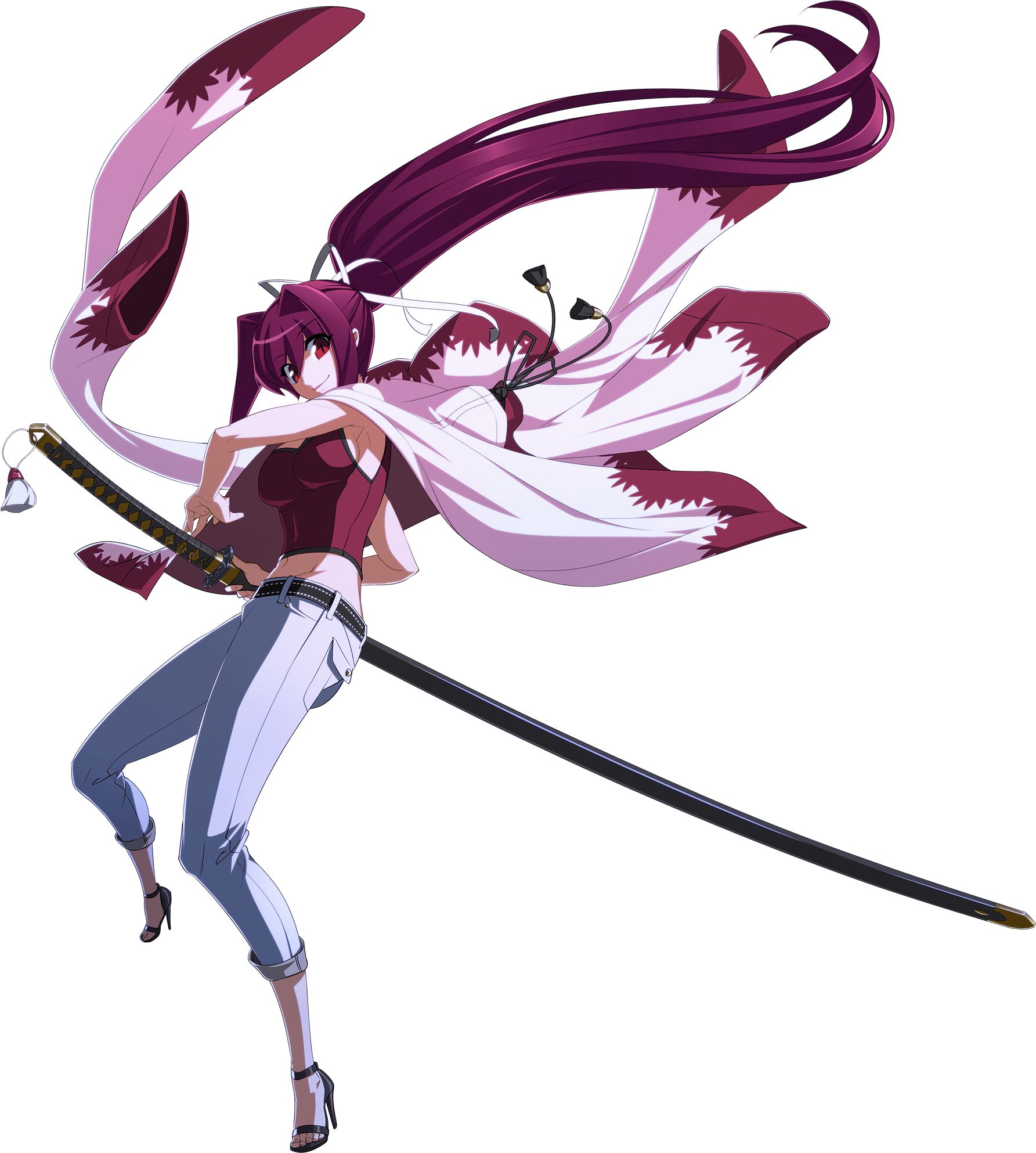 Under night in birth ii. Yuzuriha under Night in-Birth. Yuzuriha BLAZBLUE. Yuzuriha Uniel.