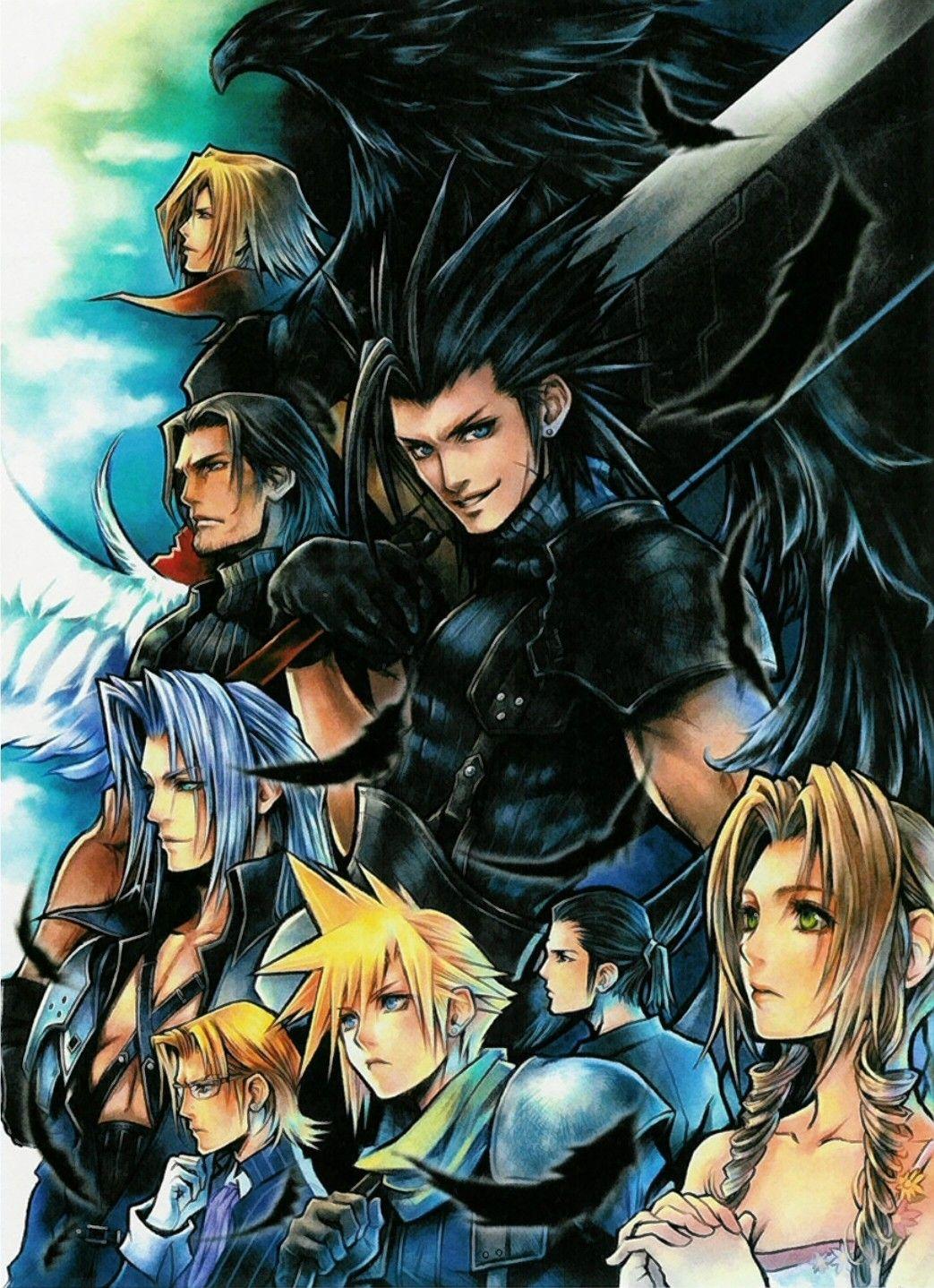 Final Fantasy VII Mobile Wallpaper Anime Image