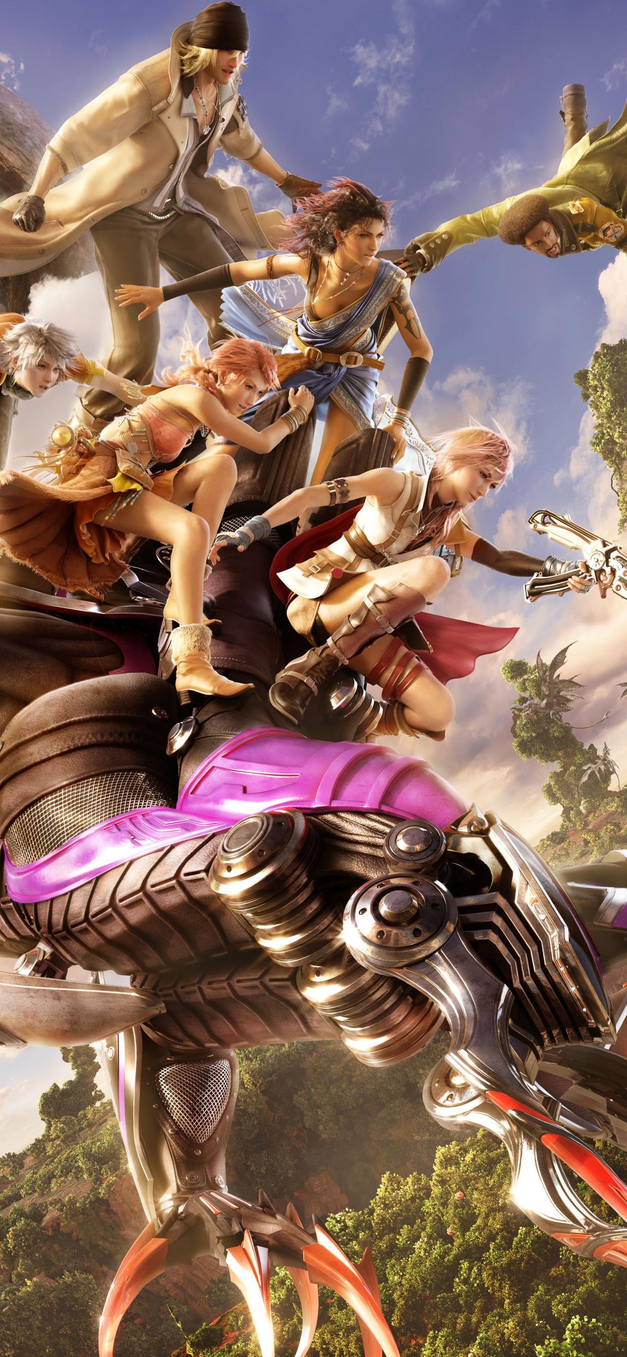 Video Game Final Fantasy XIII (1242x2688) Wallpaper