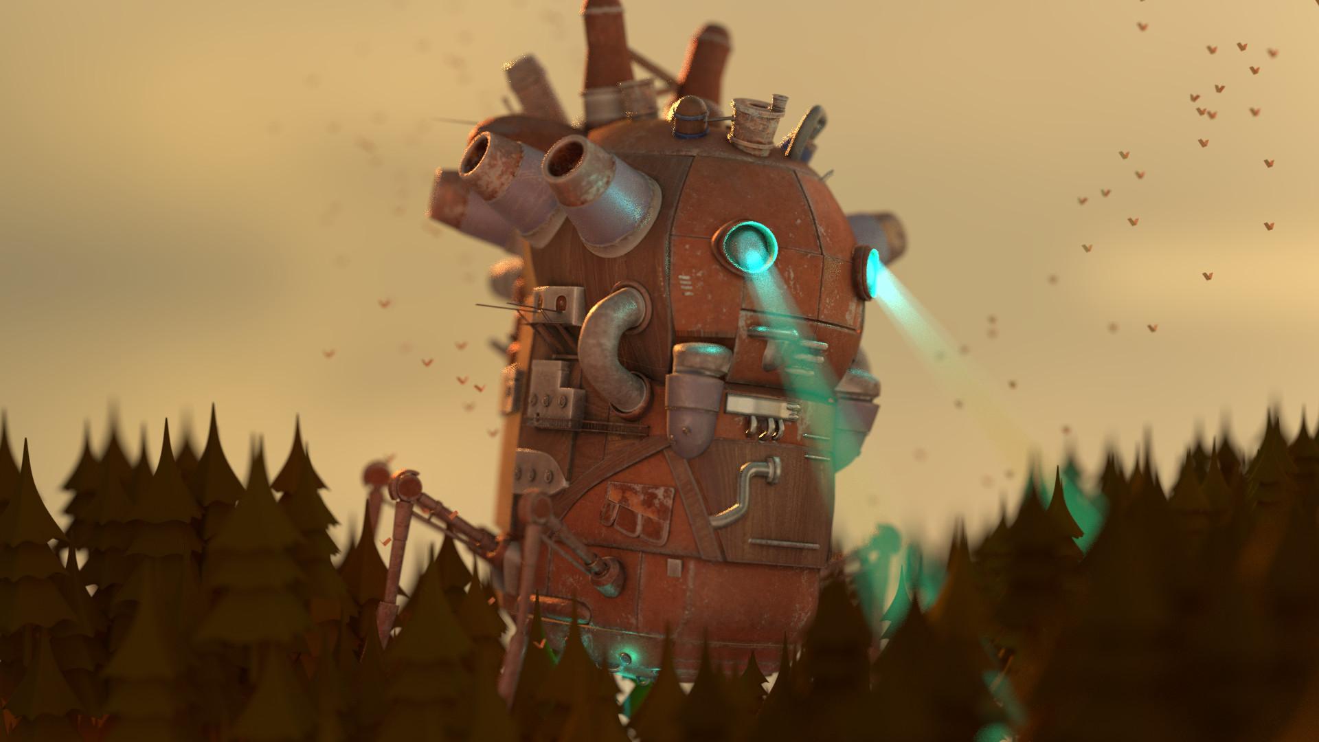 Faeria Walking Fortress, Nago vandera