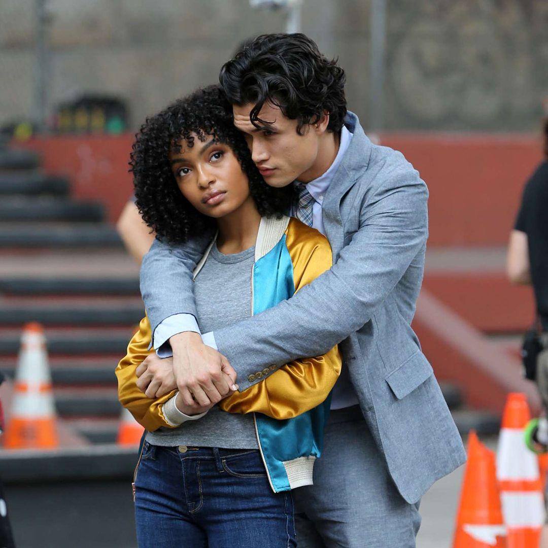 Yara Shahidi and Charles Melton filling 'The Sun is Also A Star