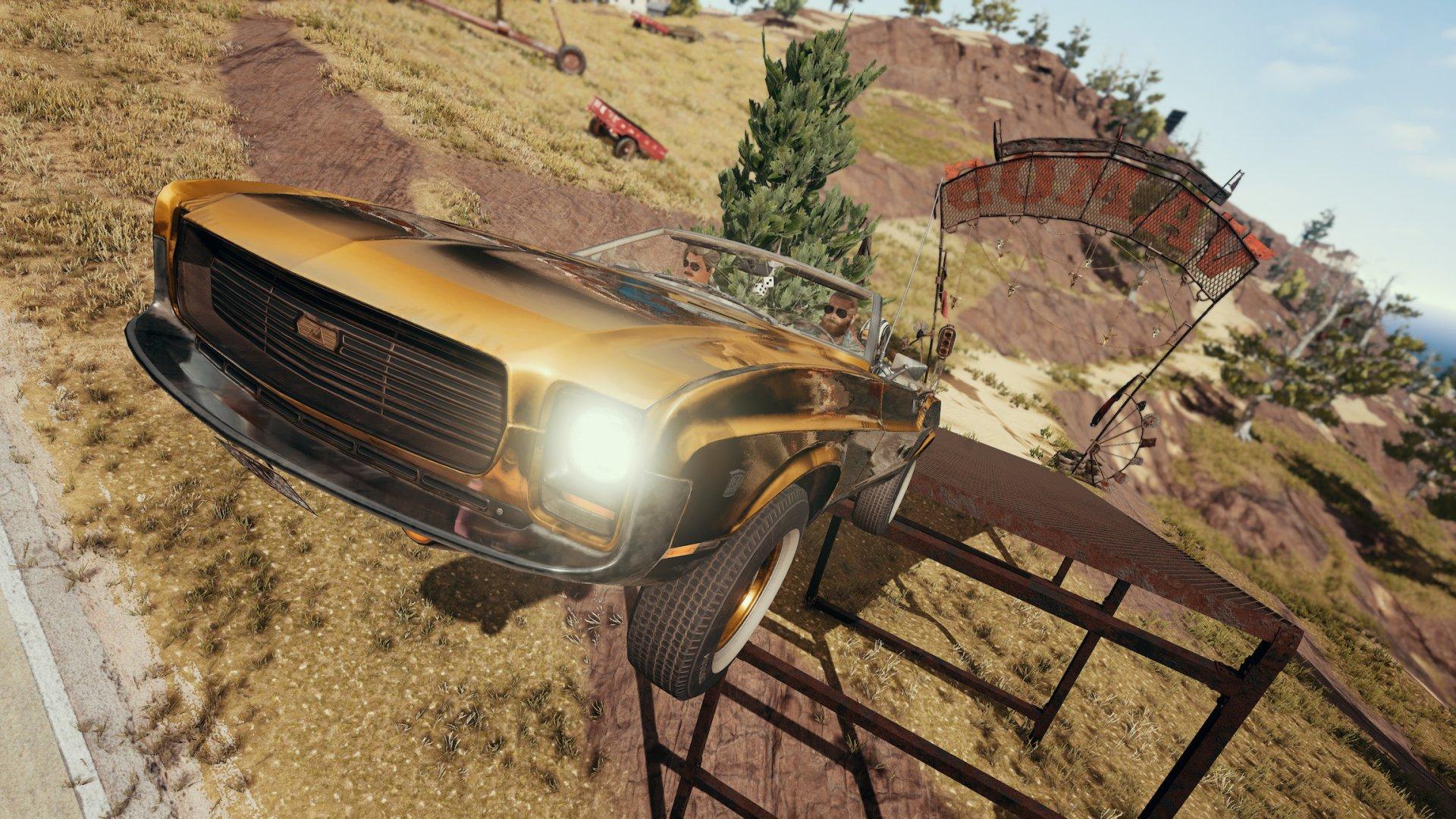 PUBG Classic Car Jump Wallpaper 47311