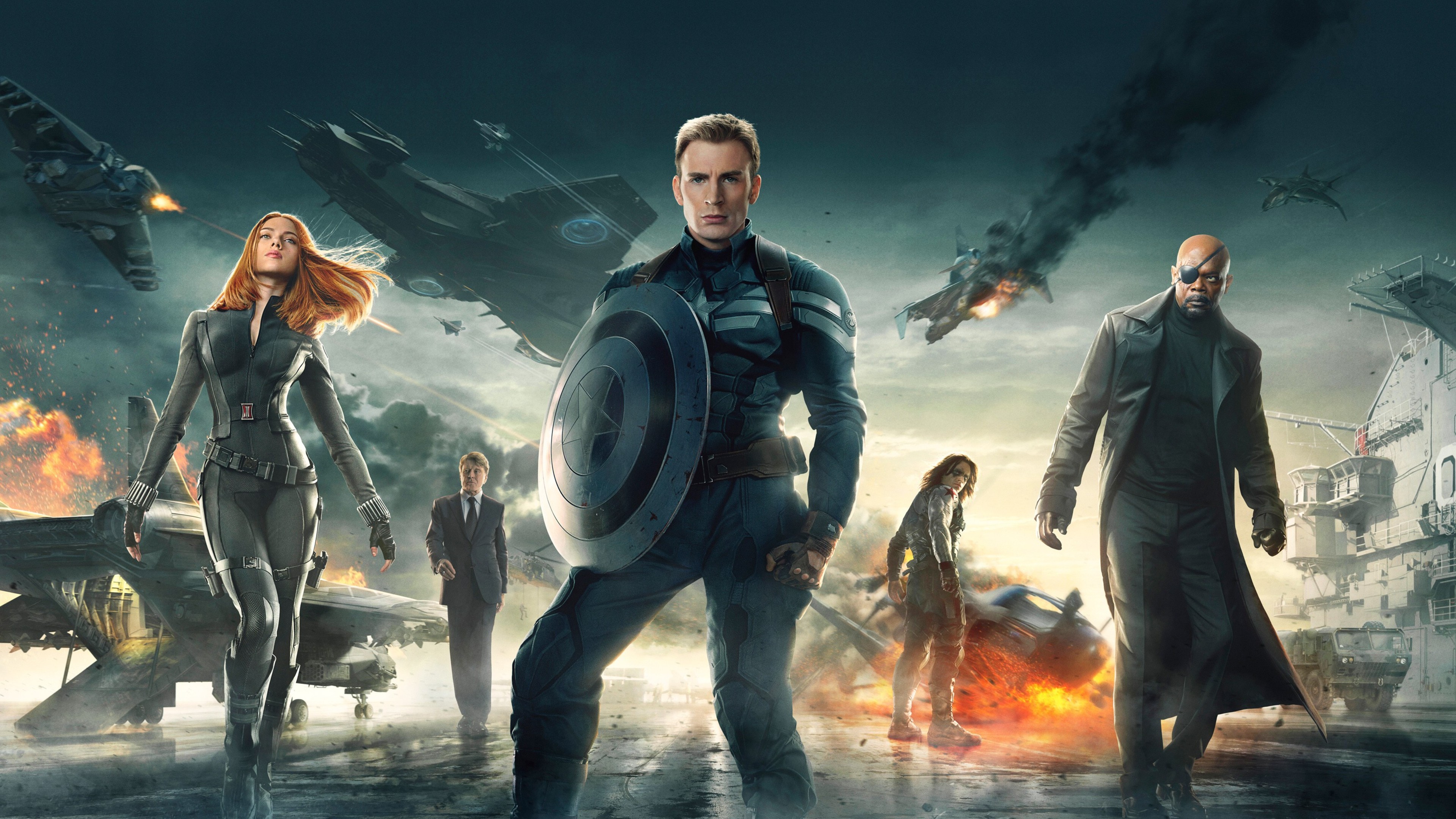Captain America The Winter Soldier, HD Movies, 4k Wallpaper