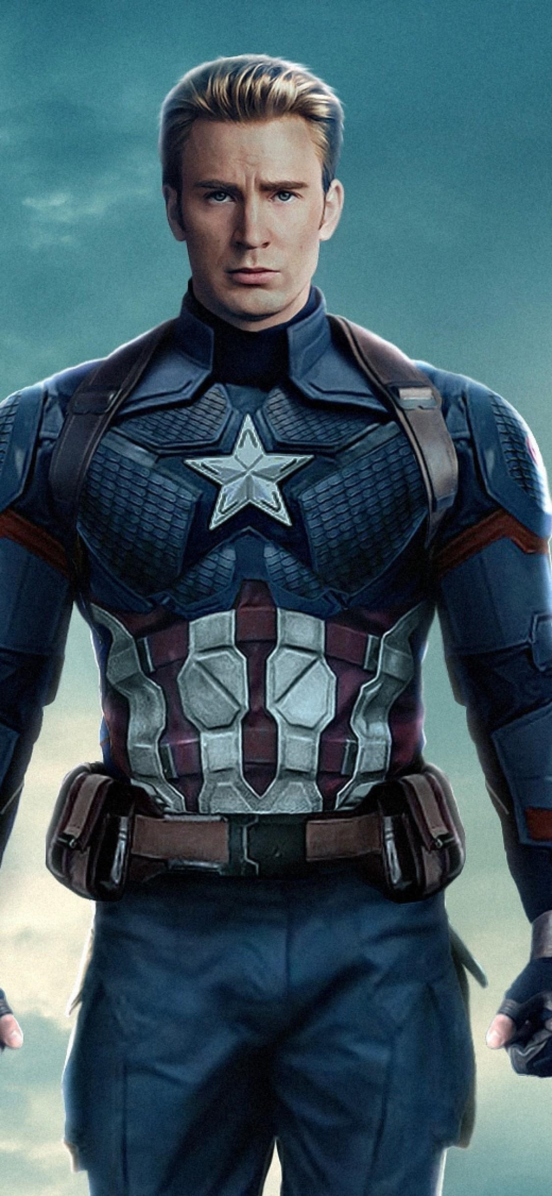 Download 1125x2436 Captain America: The Winter Soldier, Chris