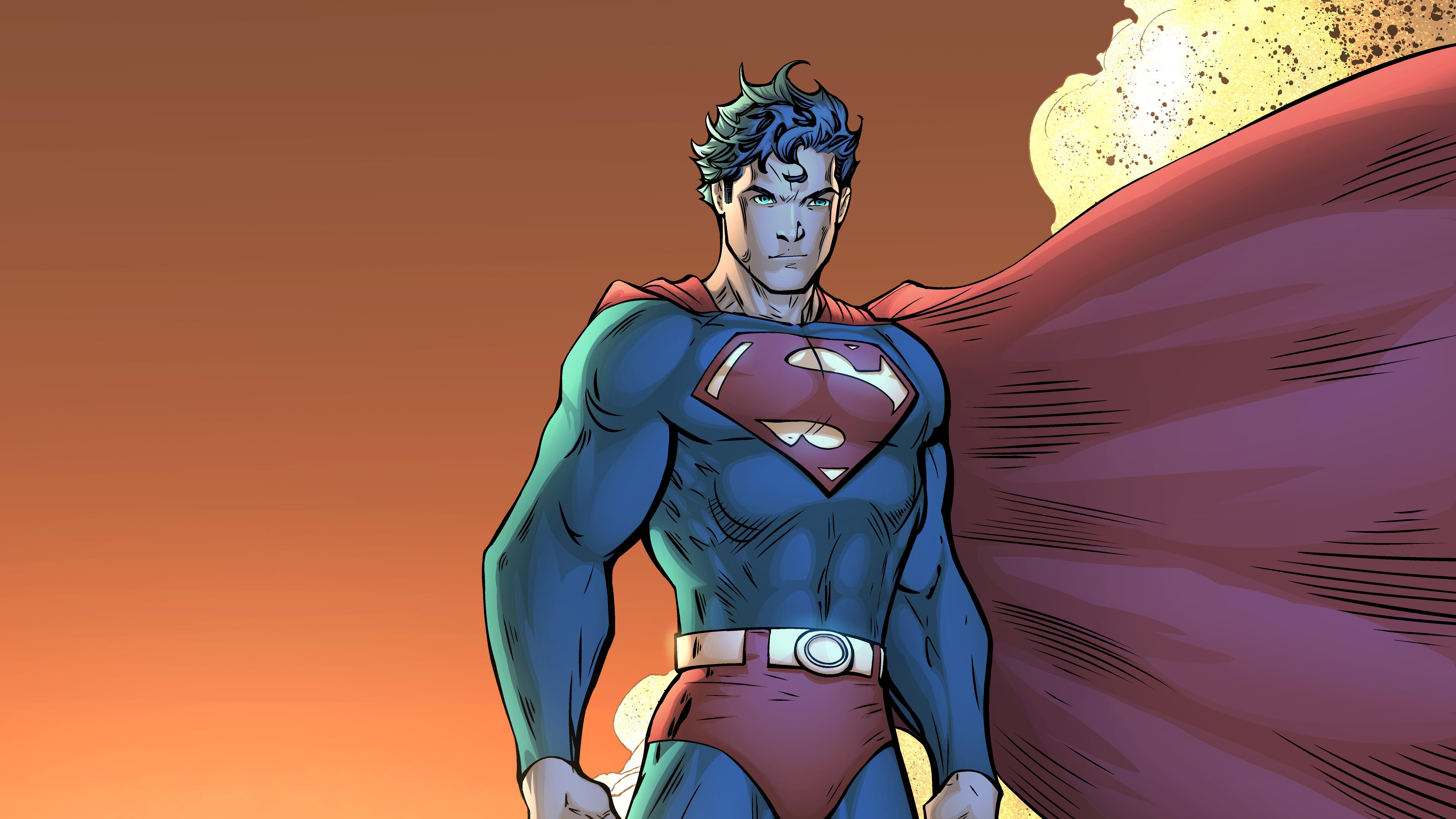 Superman Comic Book Poster 5k 2048x1152 Resolution HD 4k