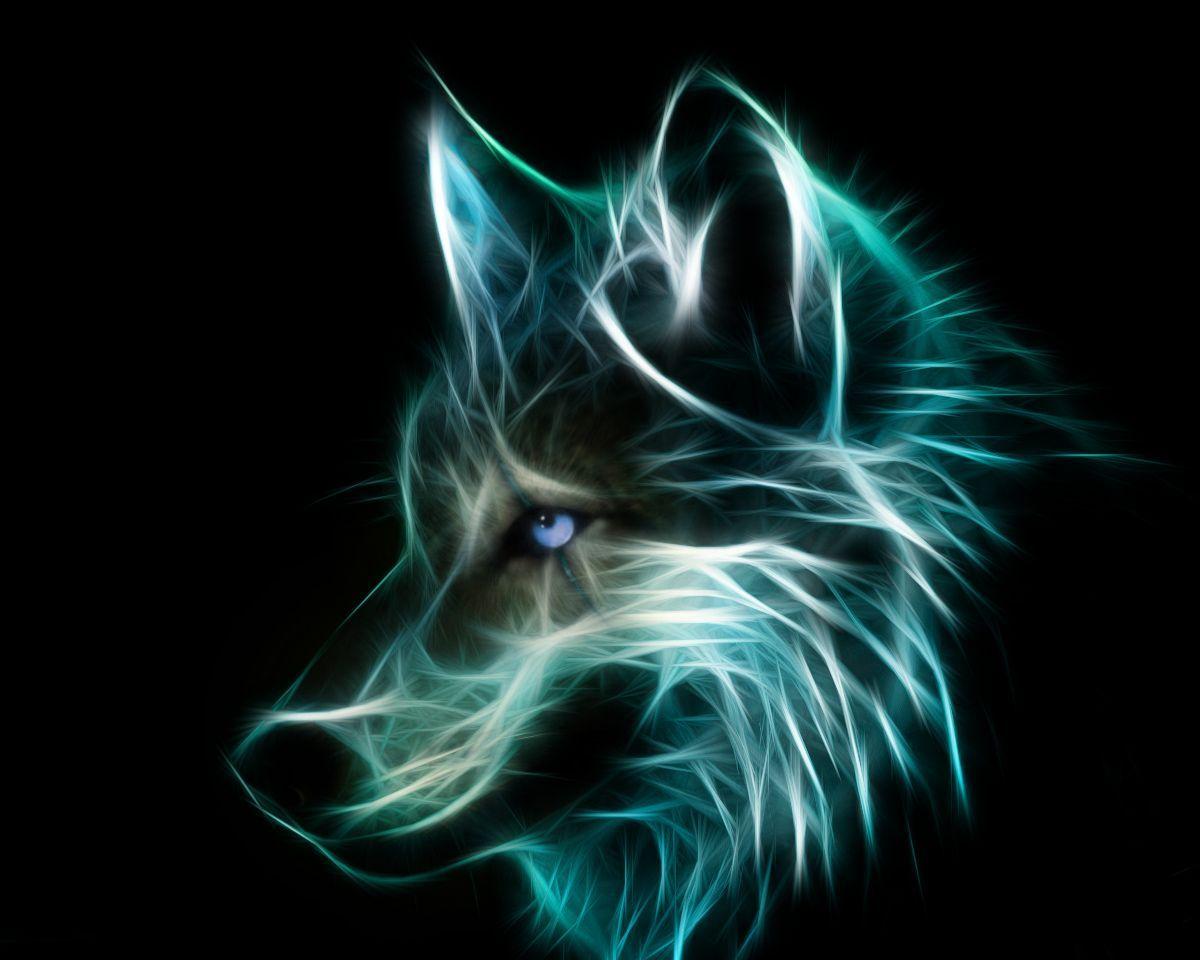 Cool Neon Wolf Wallpaper Free Cool Neon Wolf Background