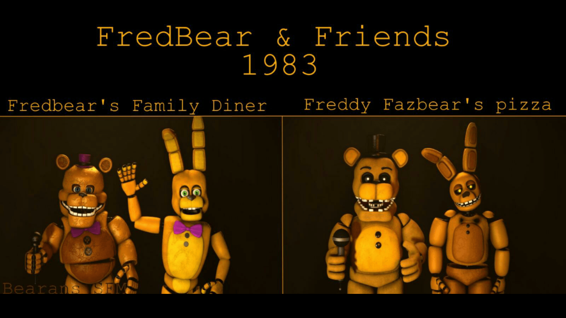 Fredbear And Springbonnie Wallpapers Wallpaper Cave