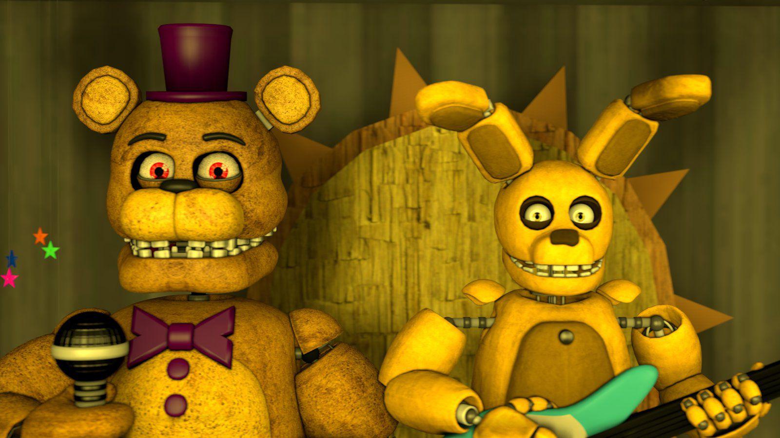 Fredbear & Springbonnie by Madhouse_Box -- Fur Affinity [dot] net