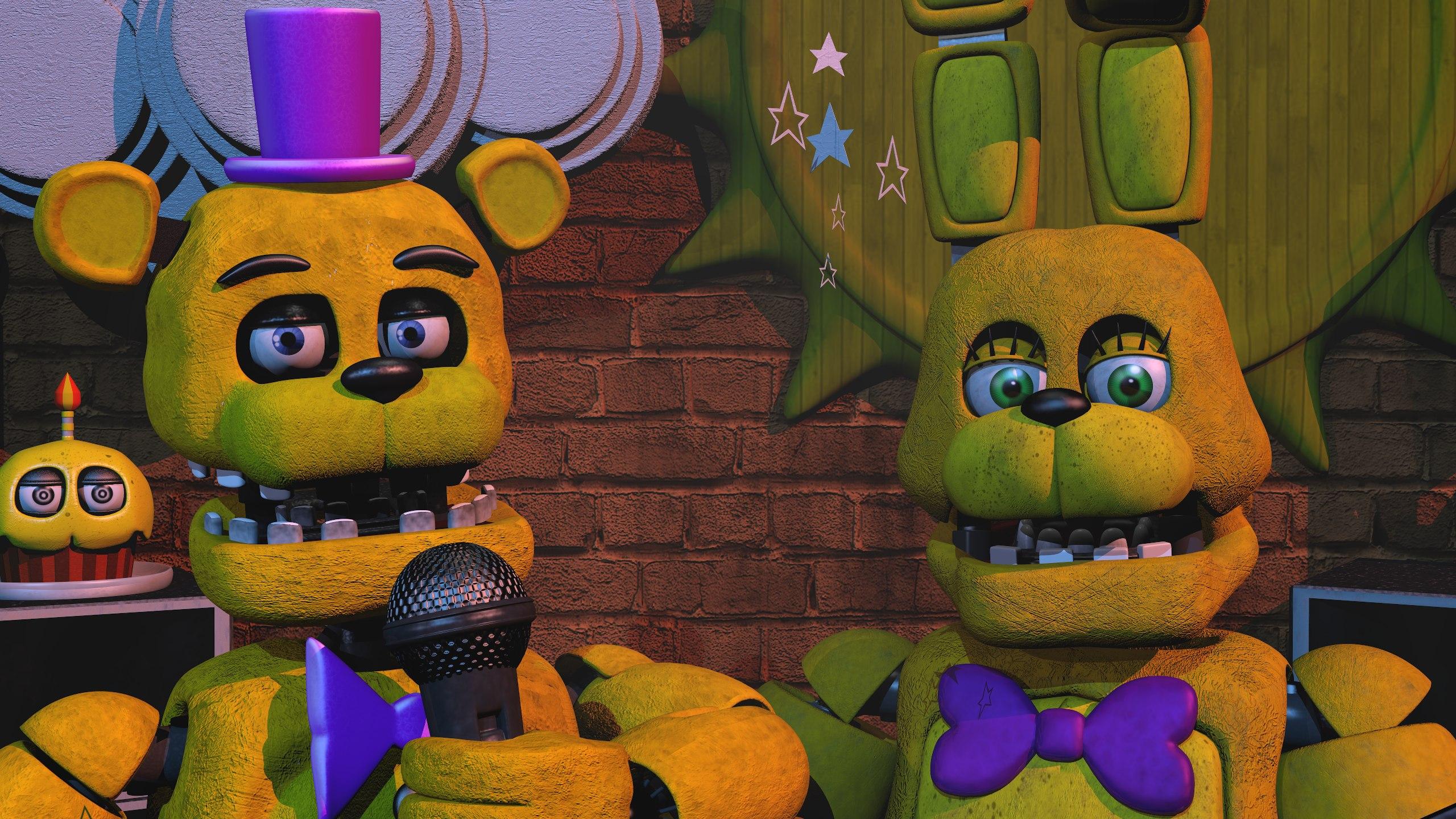 Fredbear & Springbonnie by Madhouse_Box -- Fur Affinity [dot] net