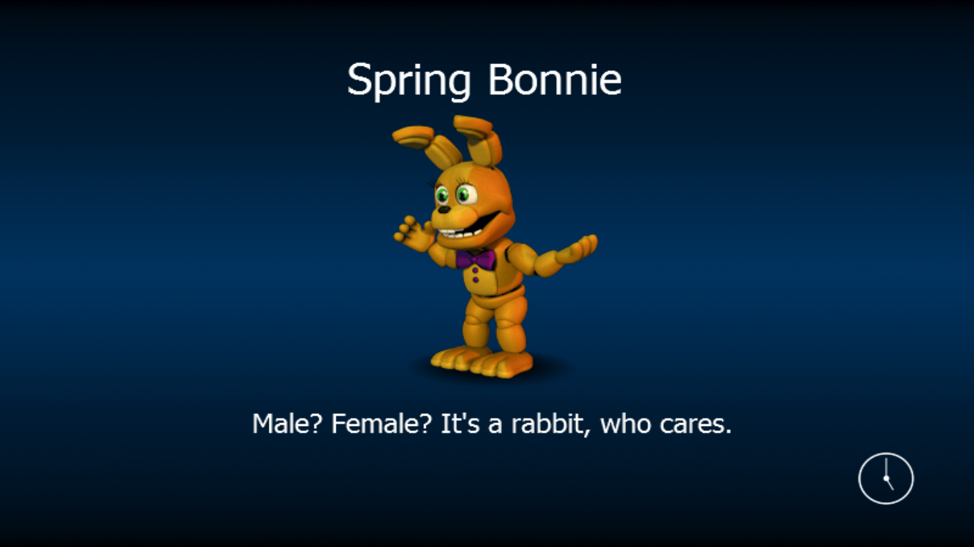 Adventure Spring Bonnie. Five Nights at Freddy's World