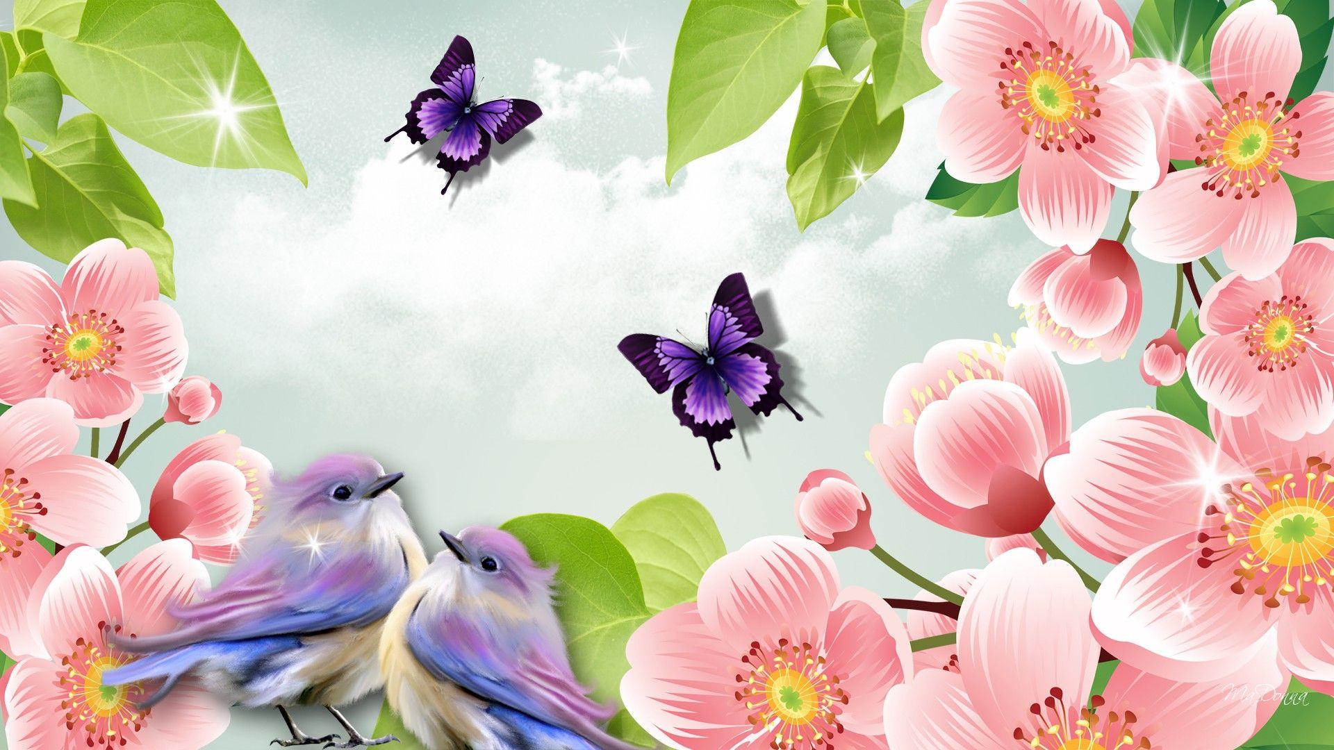 image For > Cute Spring Desktop Wallpaper