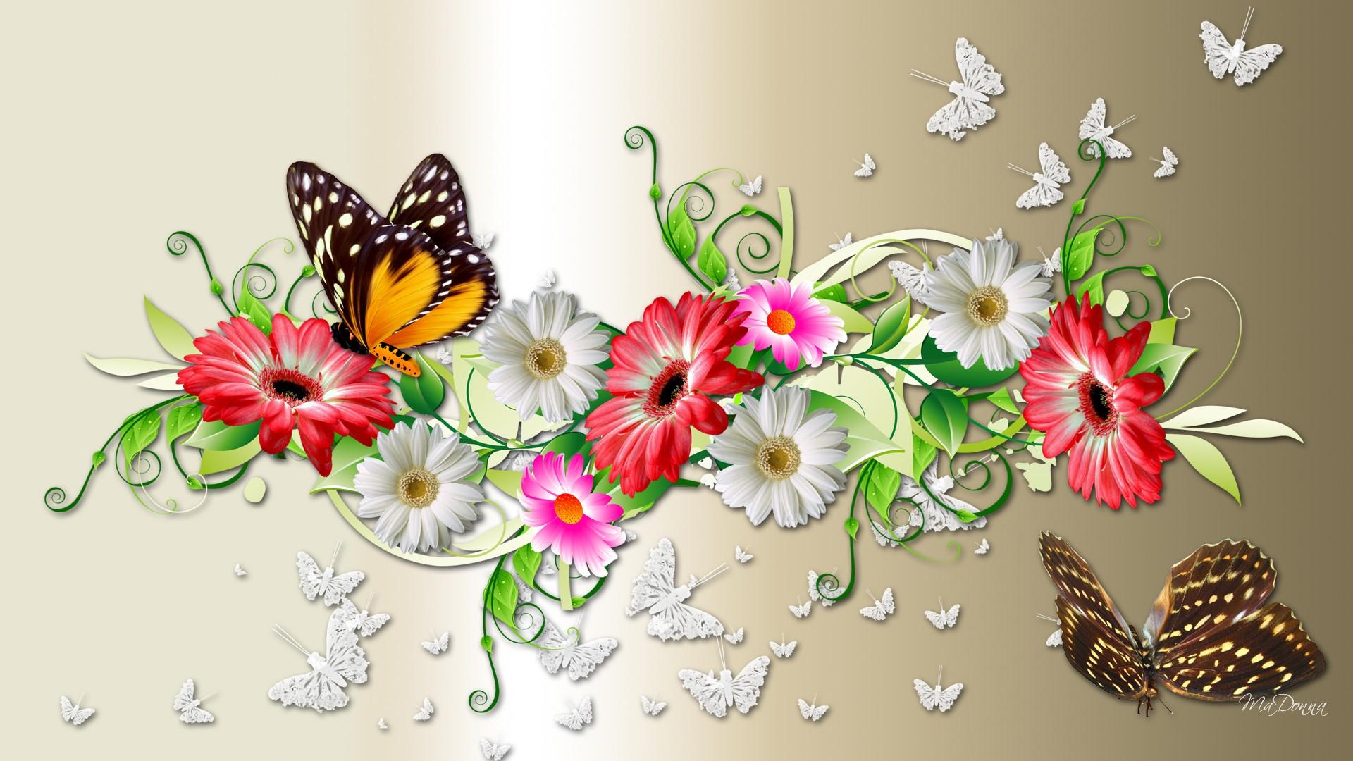 Spring Butterfly Wallpaper Desktop