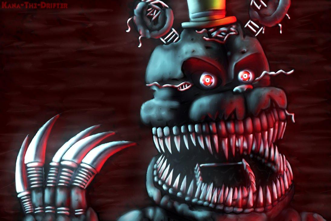 Download Fnaf Complete Nightmare Animatronics Wallpaper