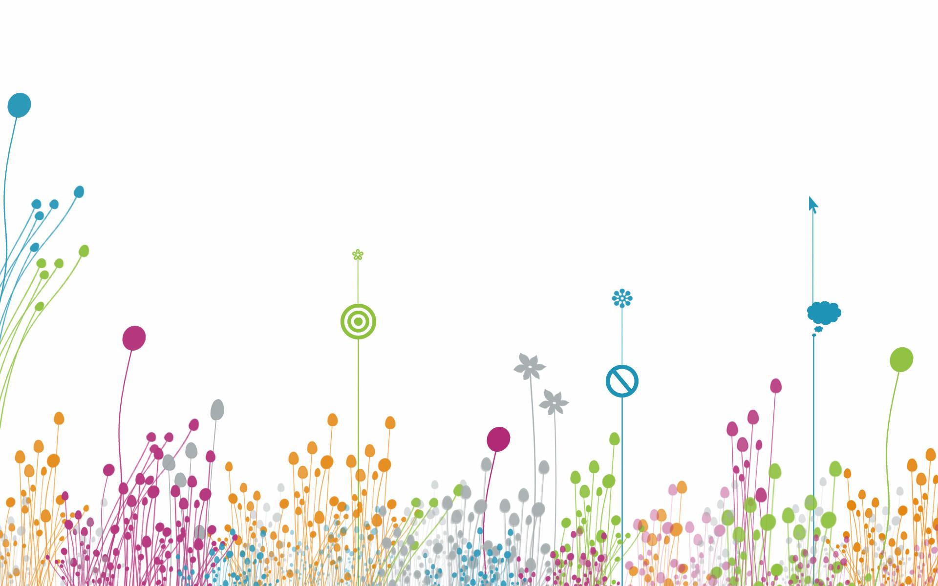 White Abstract Wallpaper