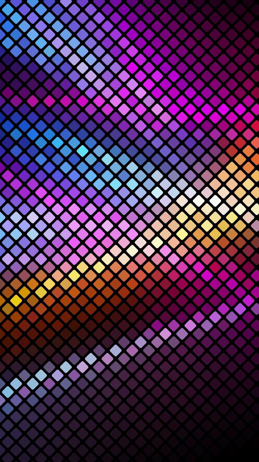 iPhone Wallpaper. Light, Purple, Mesh, Pattern, Magenta, Music