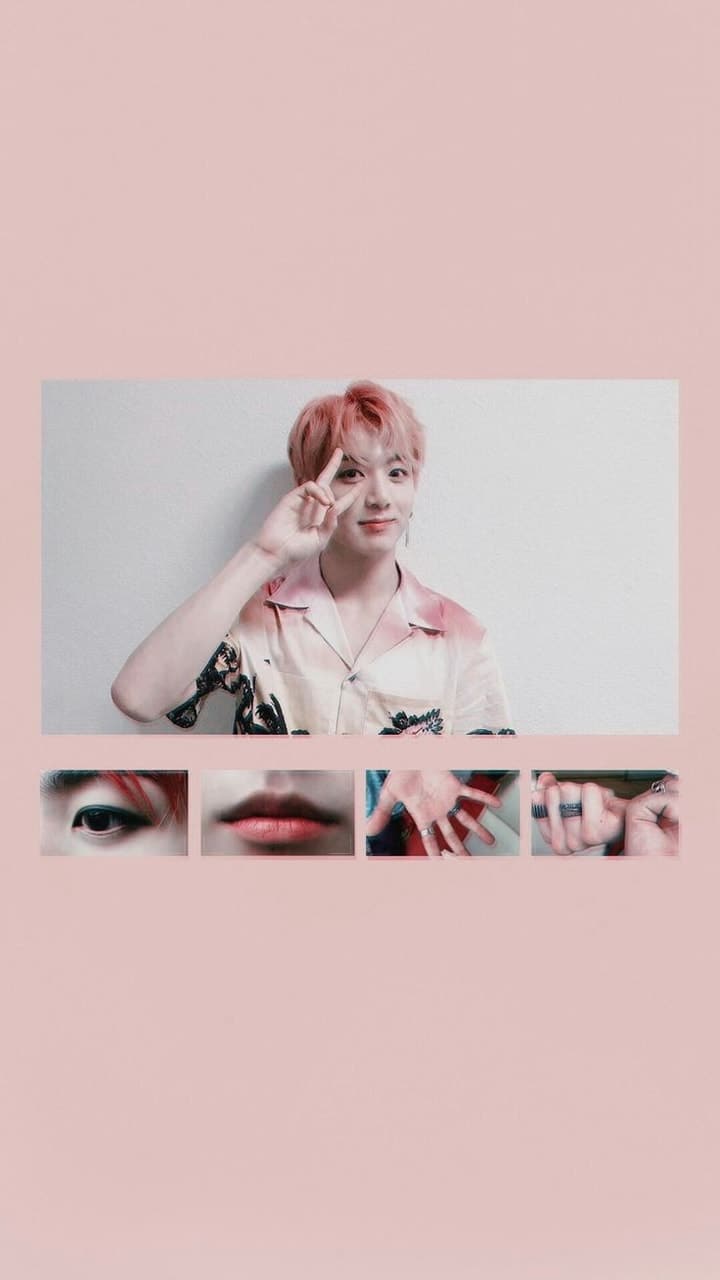 Jungkook Pink Aesthetic Wallpapers Wallpaper Cave