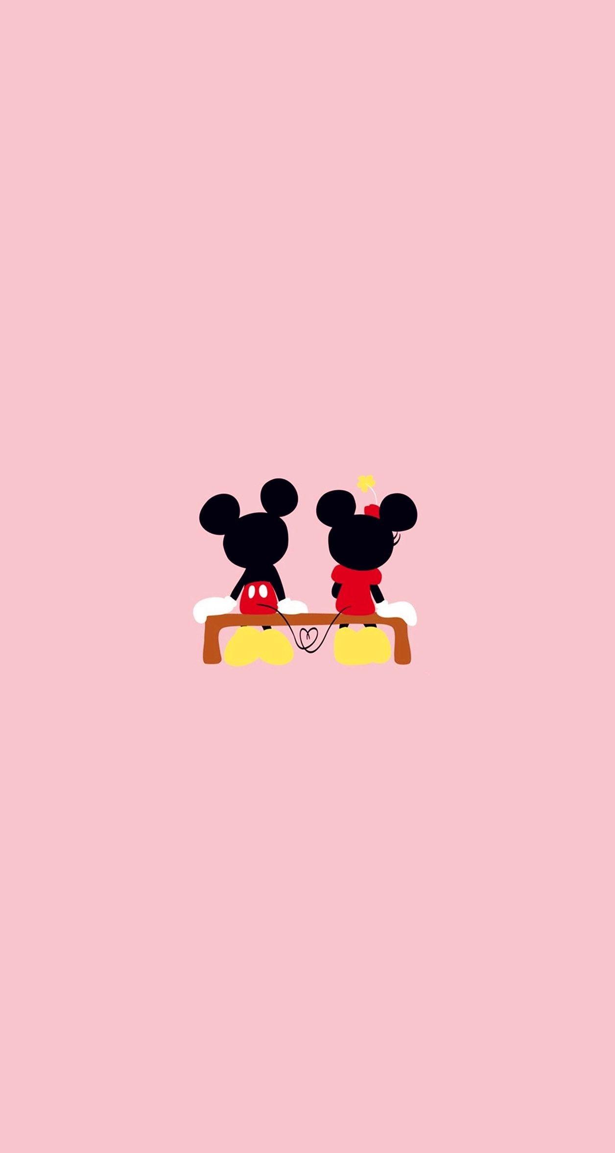 Mickey Mouse Disney Aesthetic  Minnie Mouse Red Polka Dot Dress  Idea   iPhone  Color Schemes Red Mickey Mouse HD phone wallpaper  Pxfuel