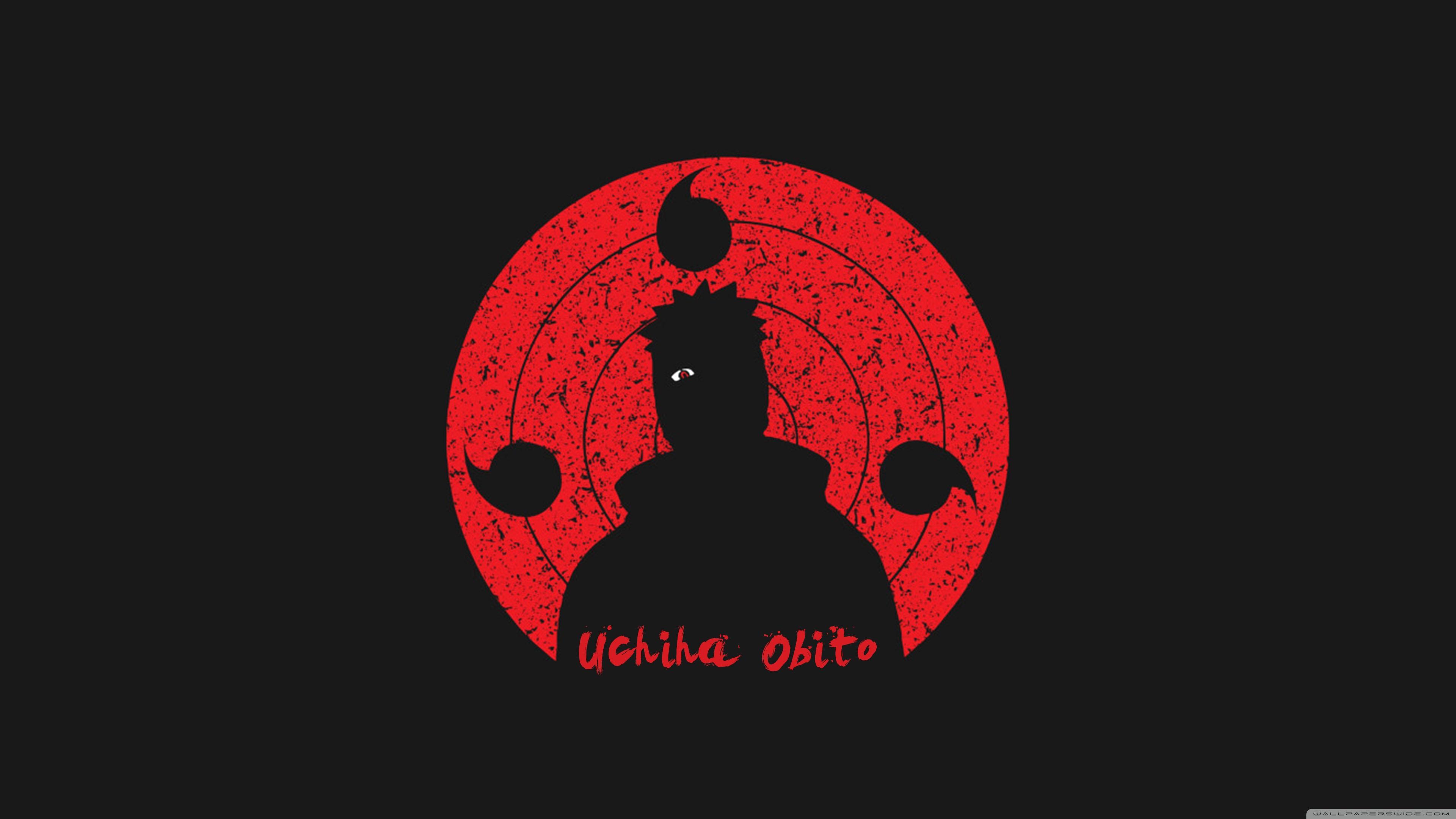 Uchiha Obito Sharingan in Naruto Shippuden Ultra HD Desktop