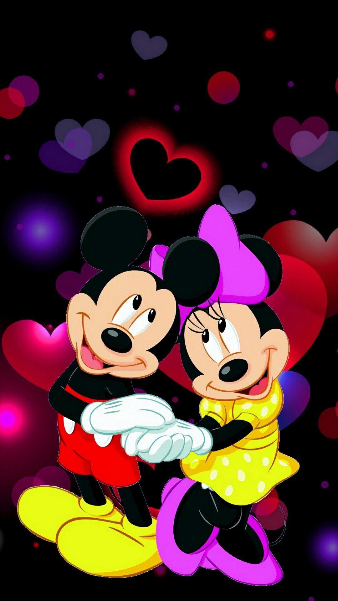 Mickey And Minnie Mouse Phone Wallpapers Wallpaper Cave