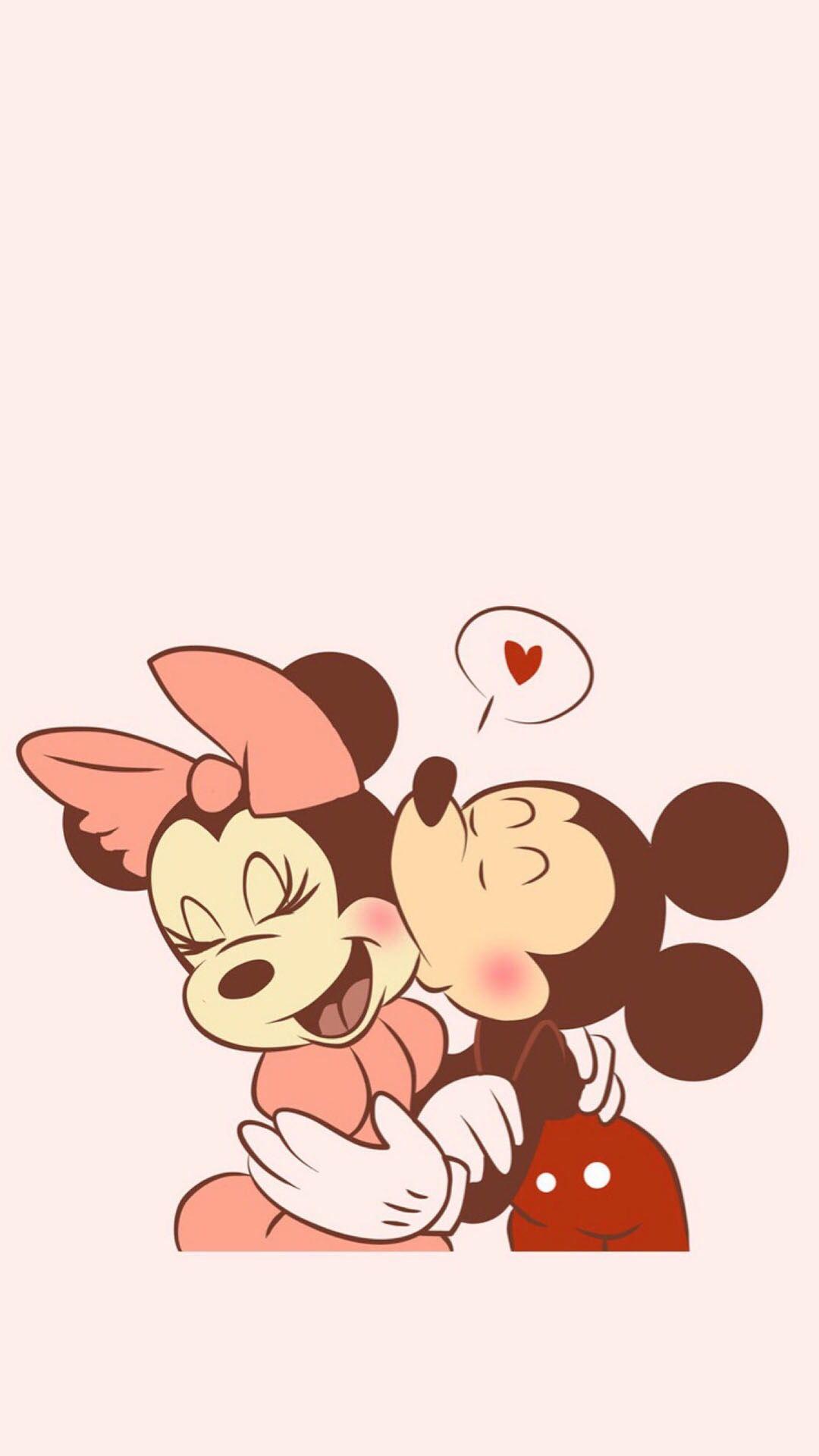 Mickey And Minnie Mouse Love Couple Cartoon Red Wallpaper With Hearts Hd  Wallpaper For Desktop Mobile And Tablet 3840x2400  Wallpapers13com