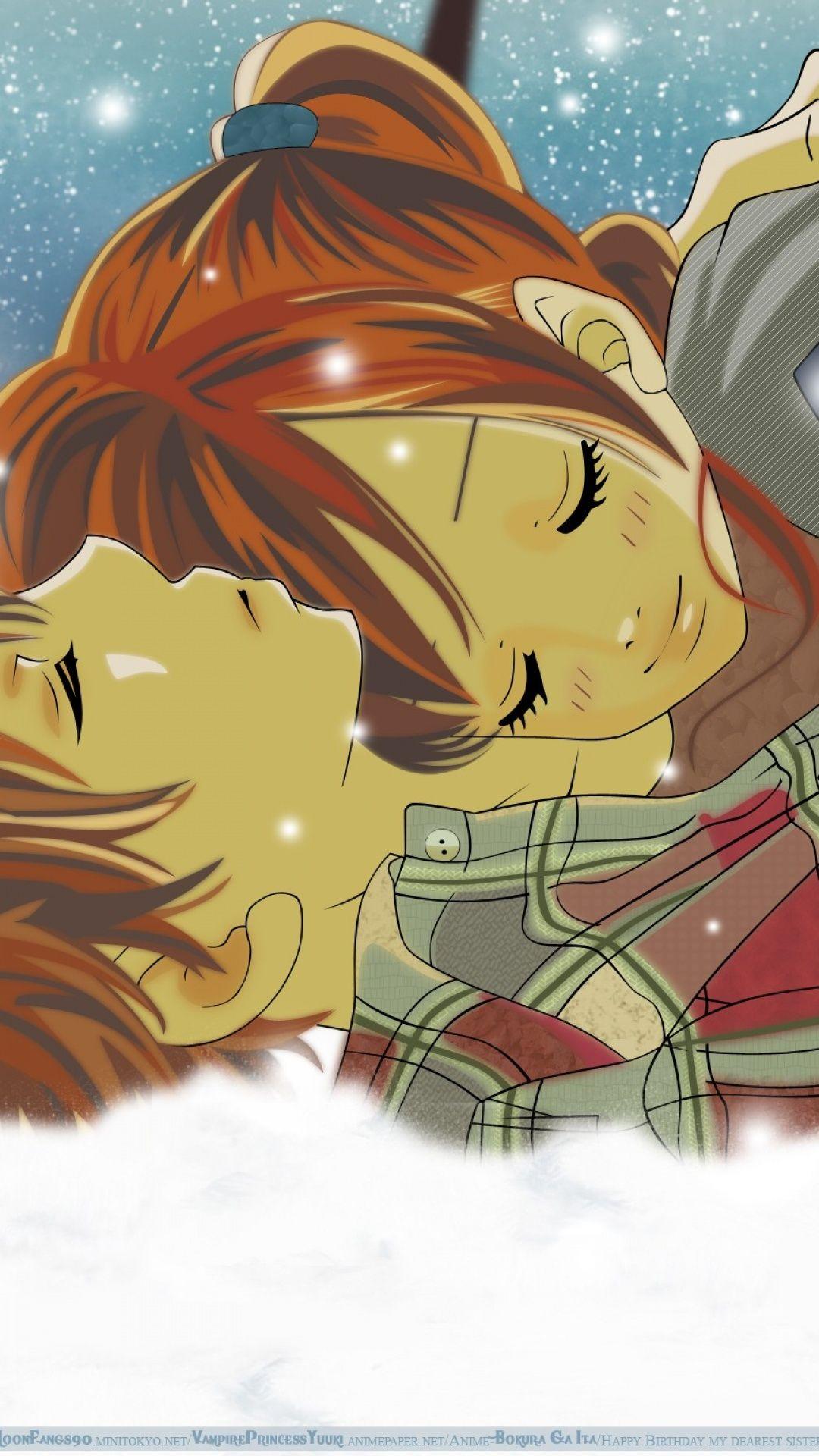 Romantic Anime iPhone wallpapers