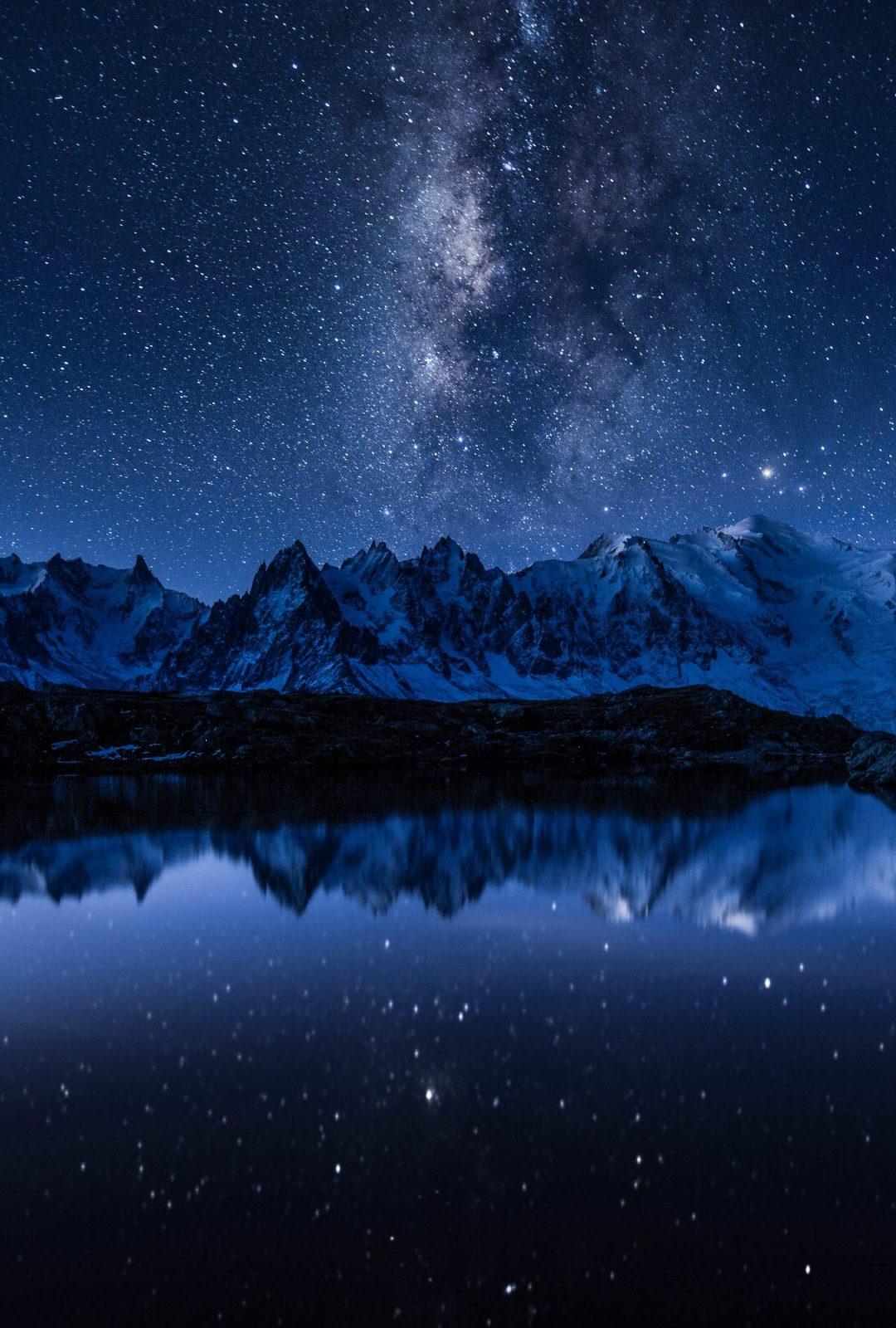 Milky Way From Earth Wallpaper In The Mountains, HD