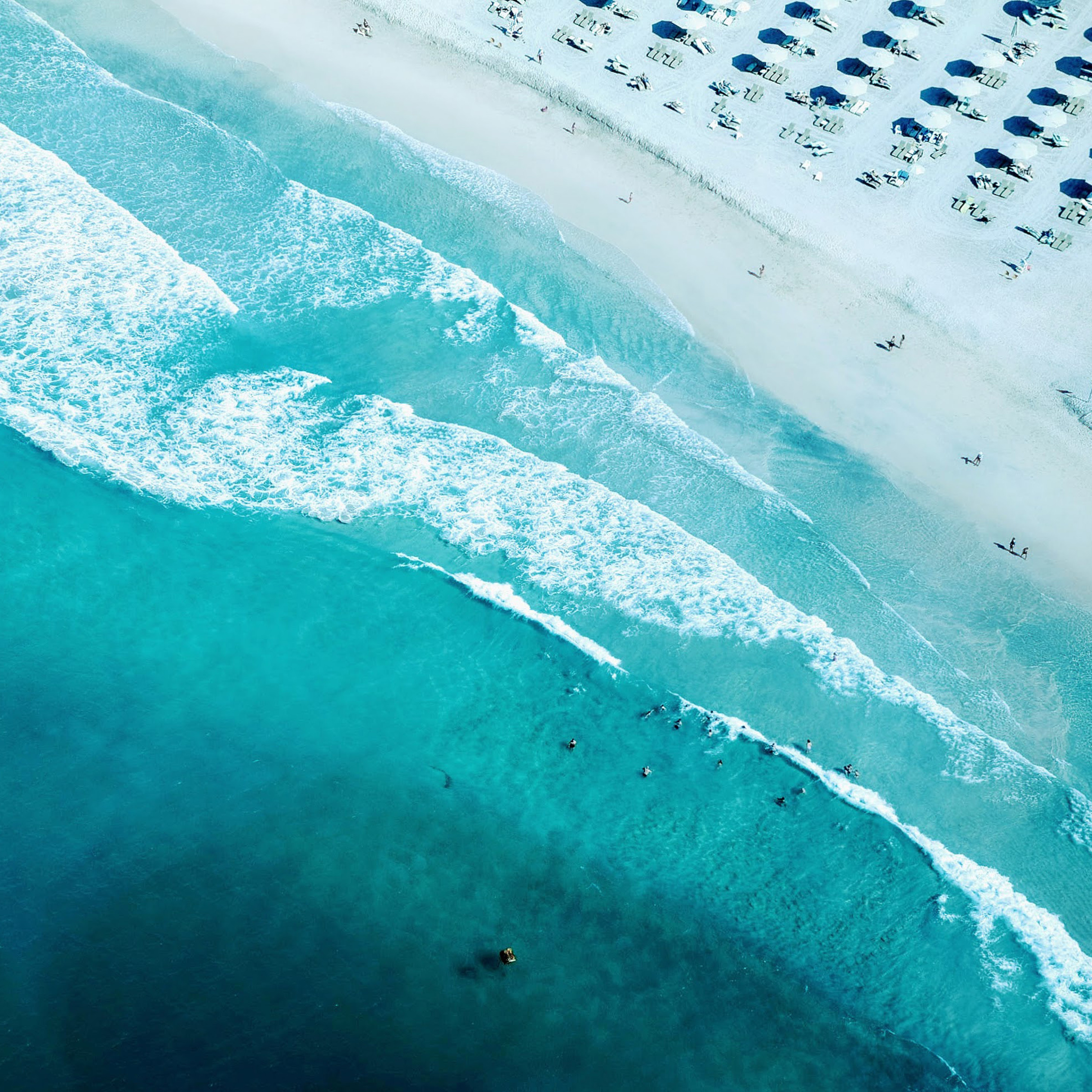Beach Seashore Aerial Photography iPad Pro Retina