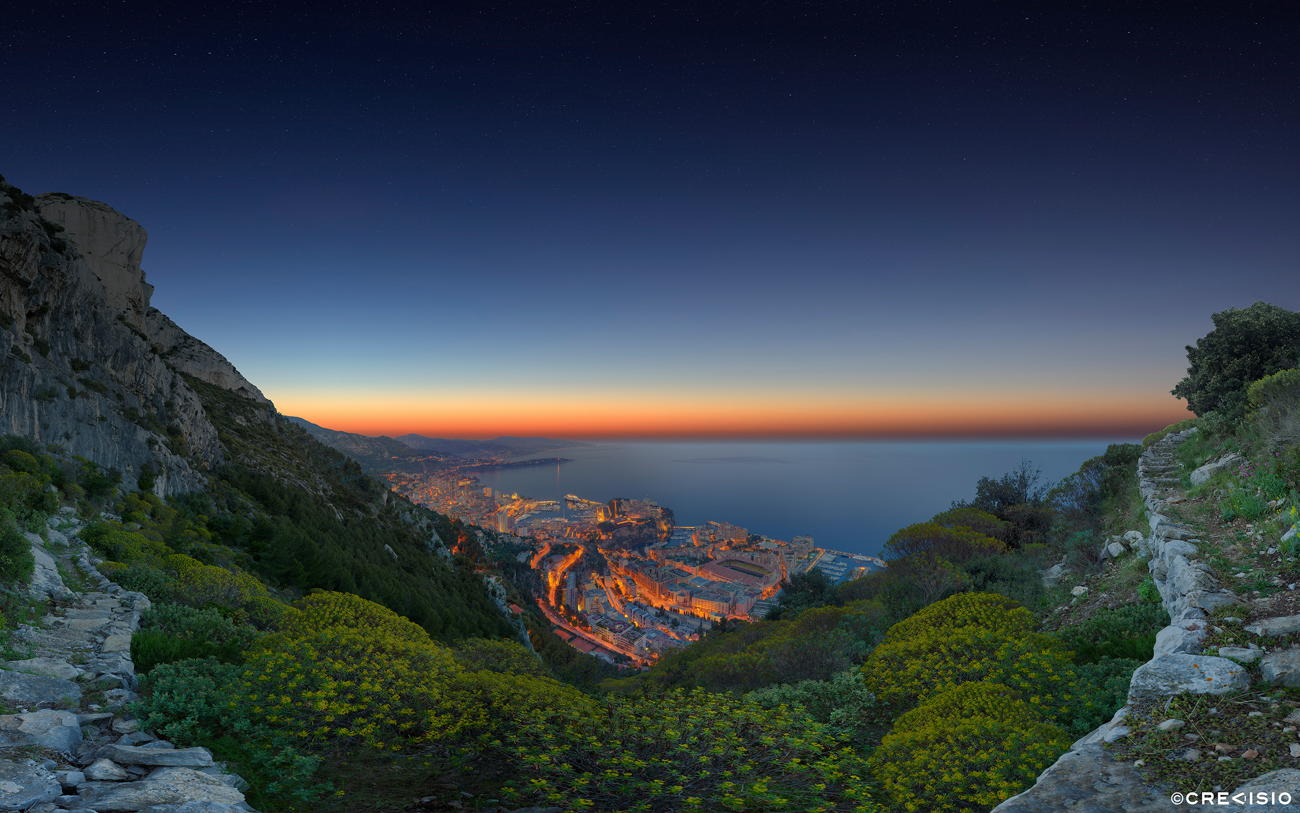 Sunrise in Monaco wallpaper. Sunrise in Monaco