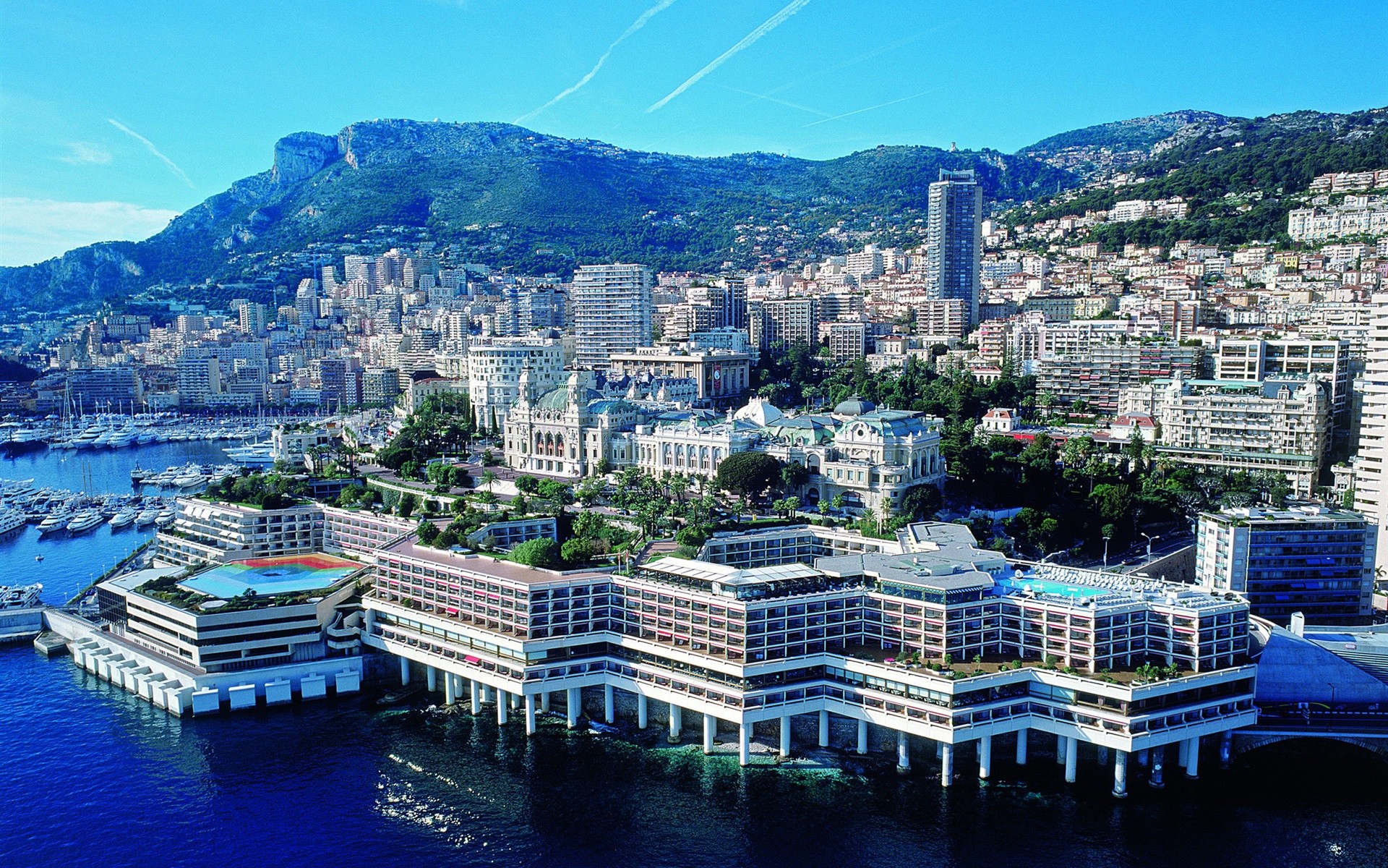 Monaco Winter Sunset Cityscape Wallpapers Wallpaper Cave