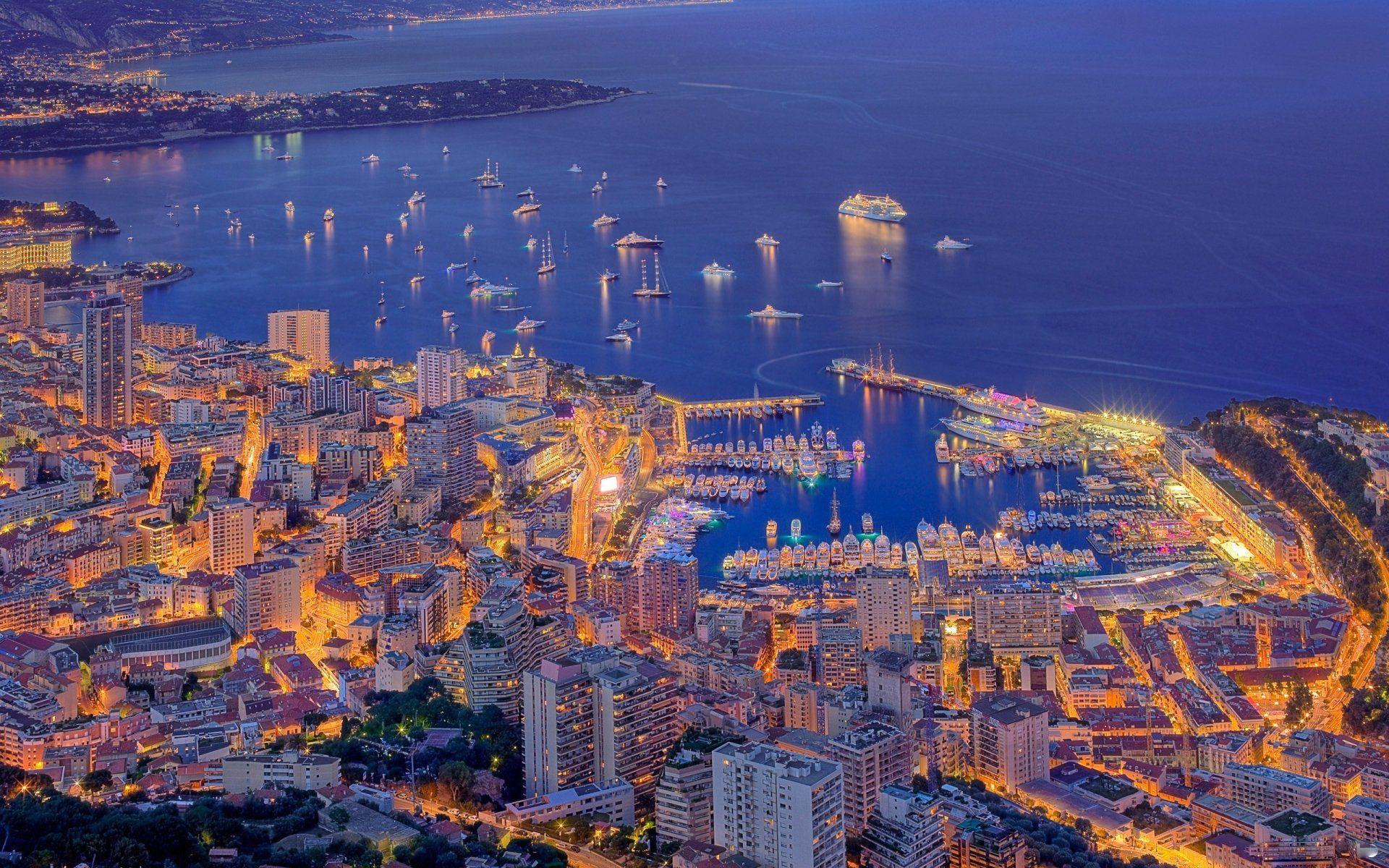 Man Made Monaco Landscape City Ocean Wallpaper. City, Monaco
