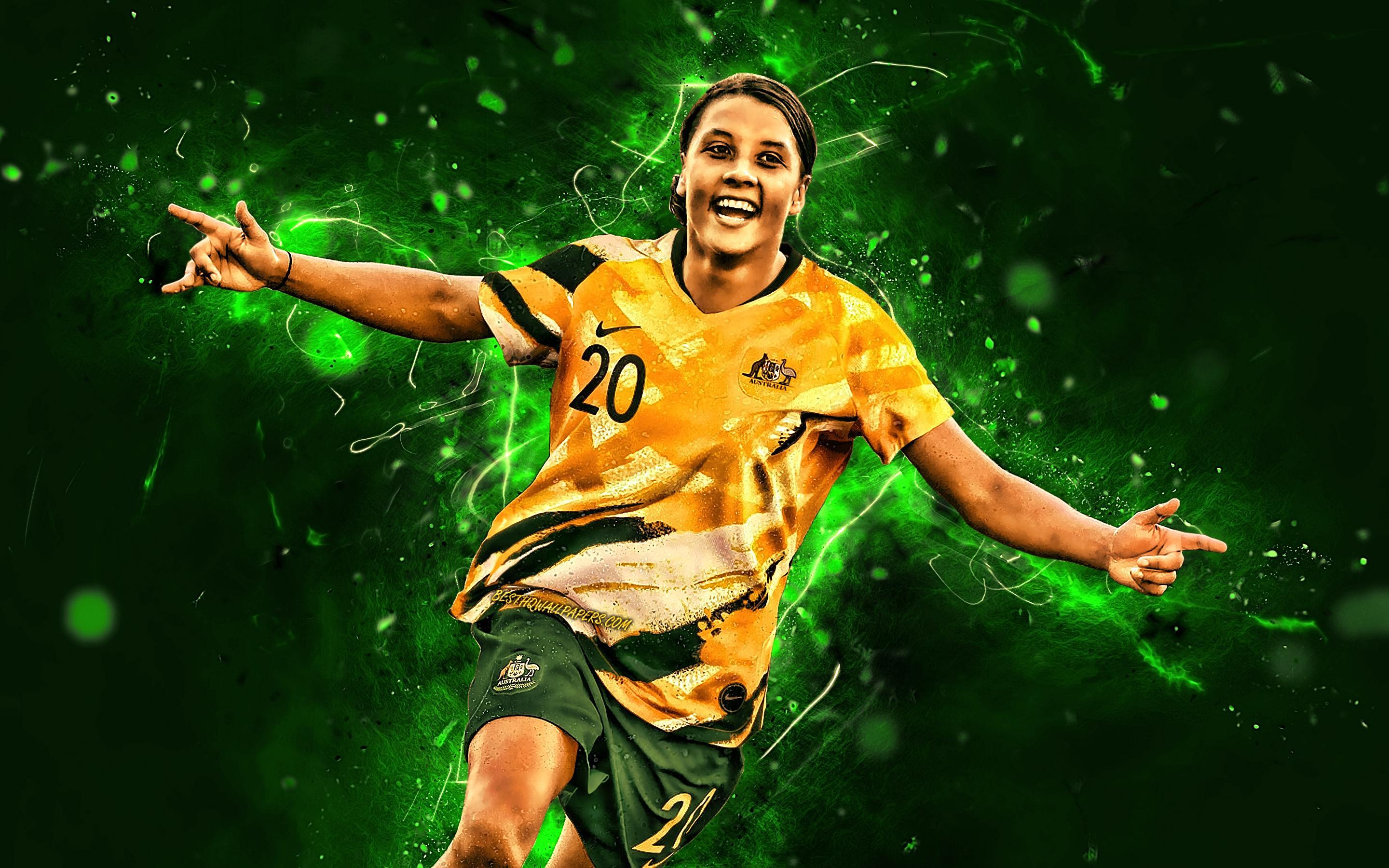 Download wallpaper Samantha Kerr, Australia National Team