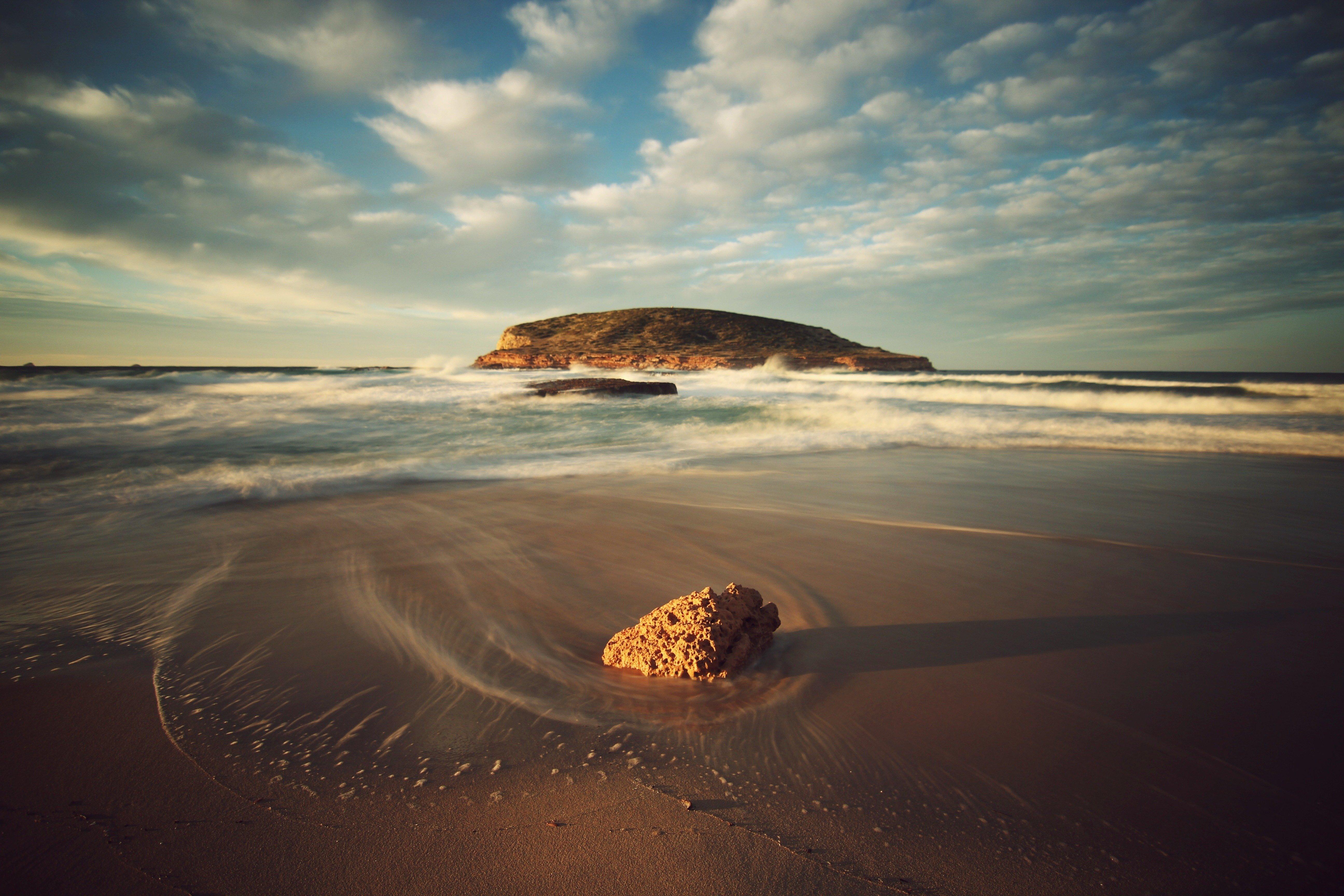surf, Ibiza, Beach, Water, Landscape, Sky Wallpaper HD / Desktop