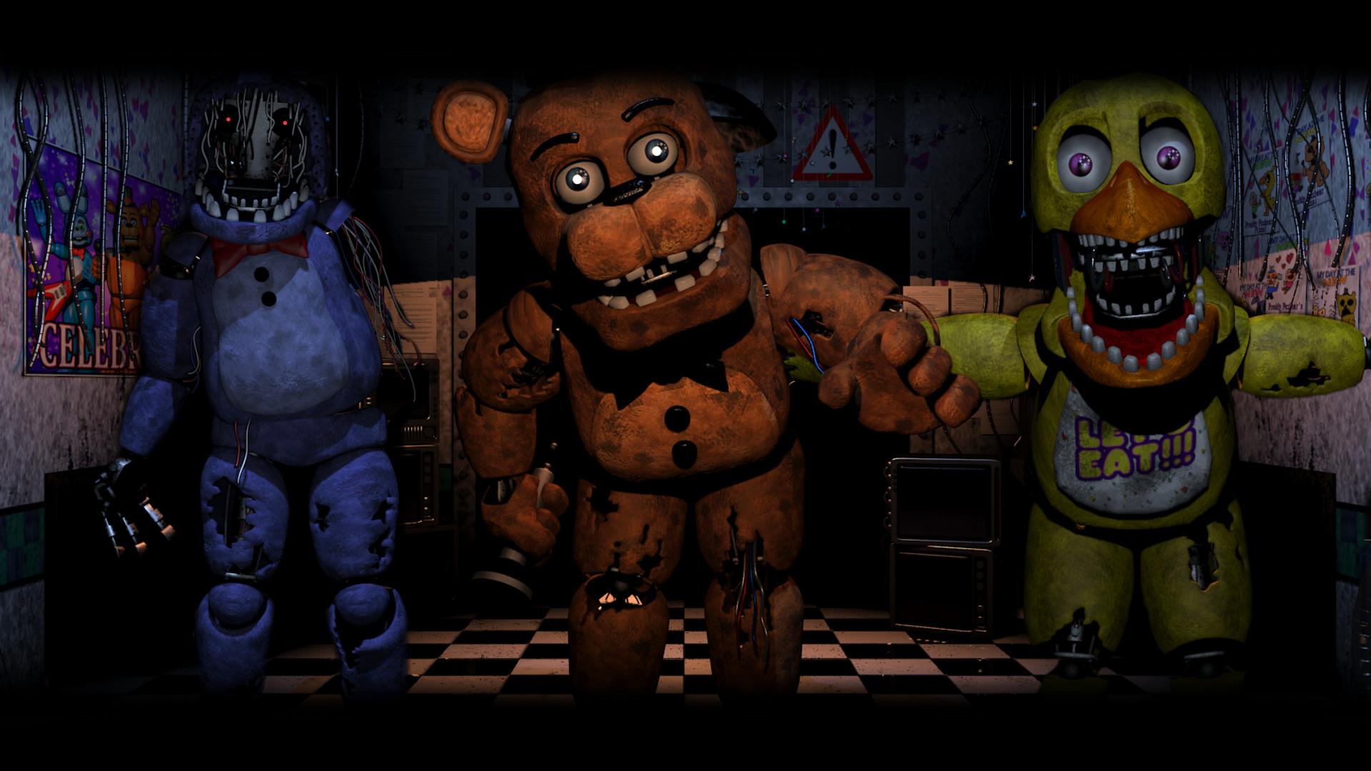 Five Nights at Freddy's 2 Desktop Background by