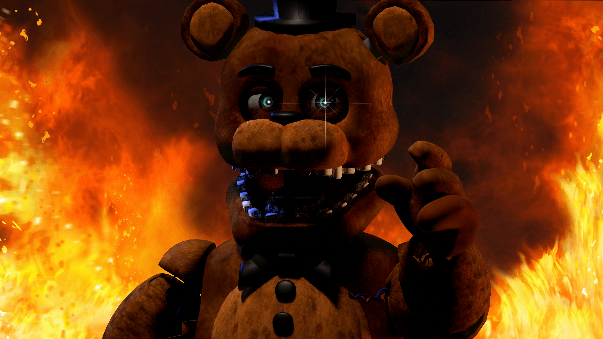 Download 1920x1080 Five Nights At Freddy's Horror Games Wallpaper for Widescreen